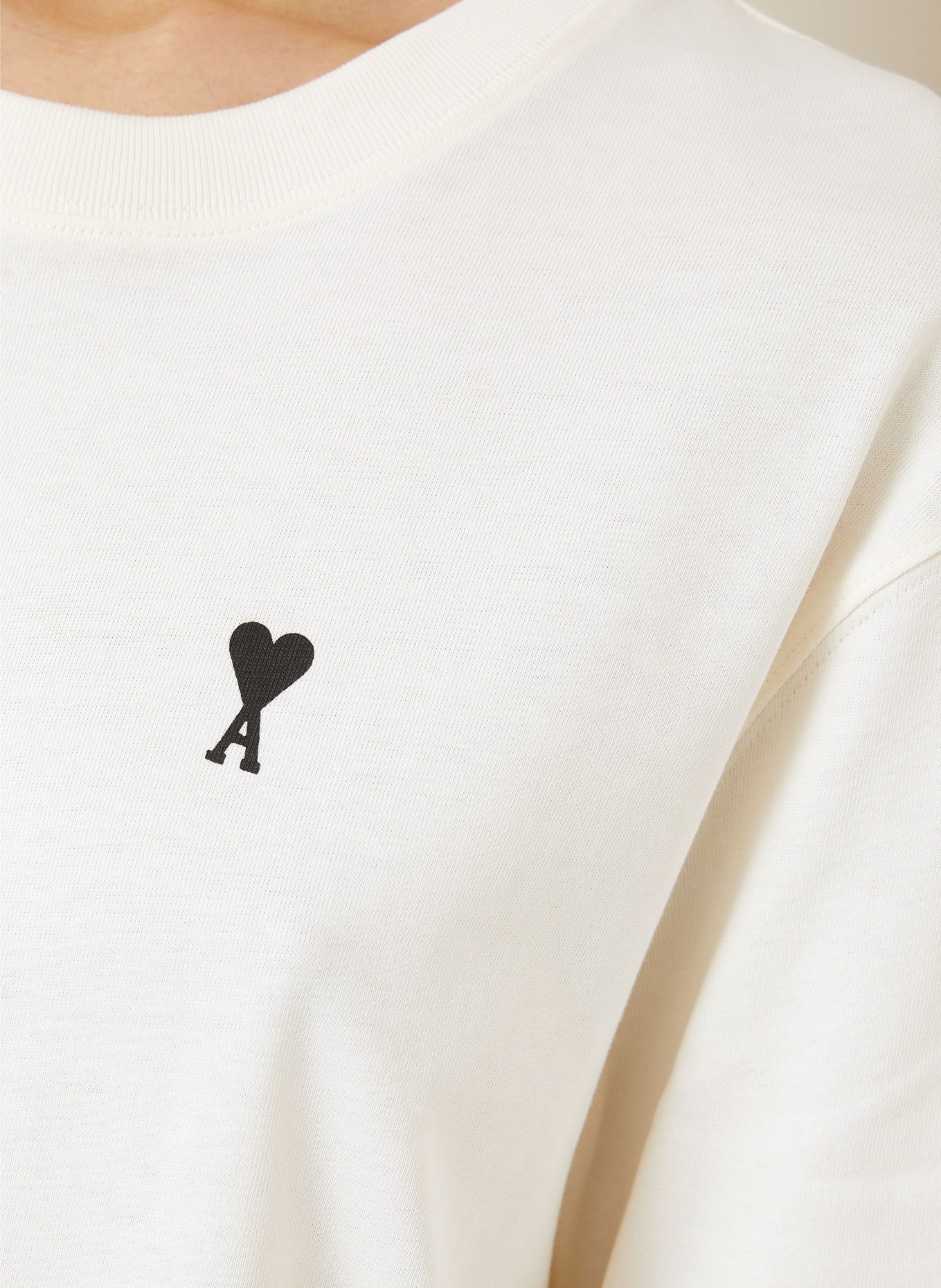 AMI PARIS Oversized-Shirt: CREME