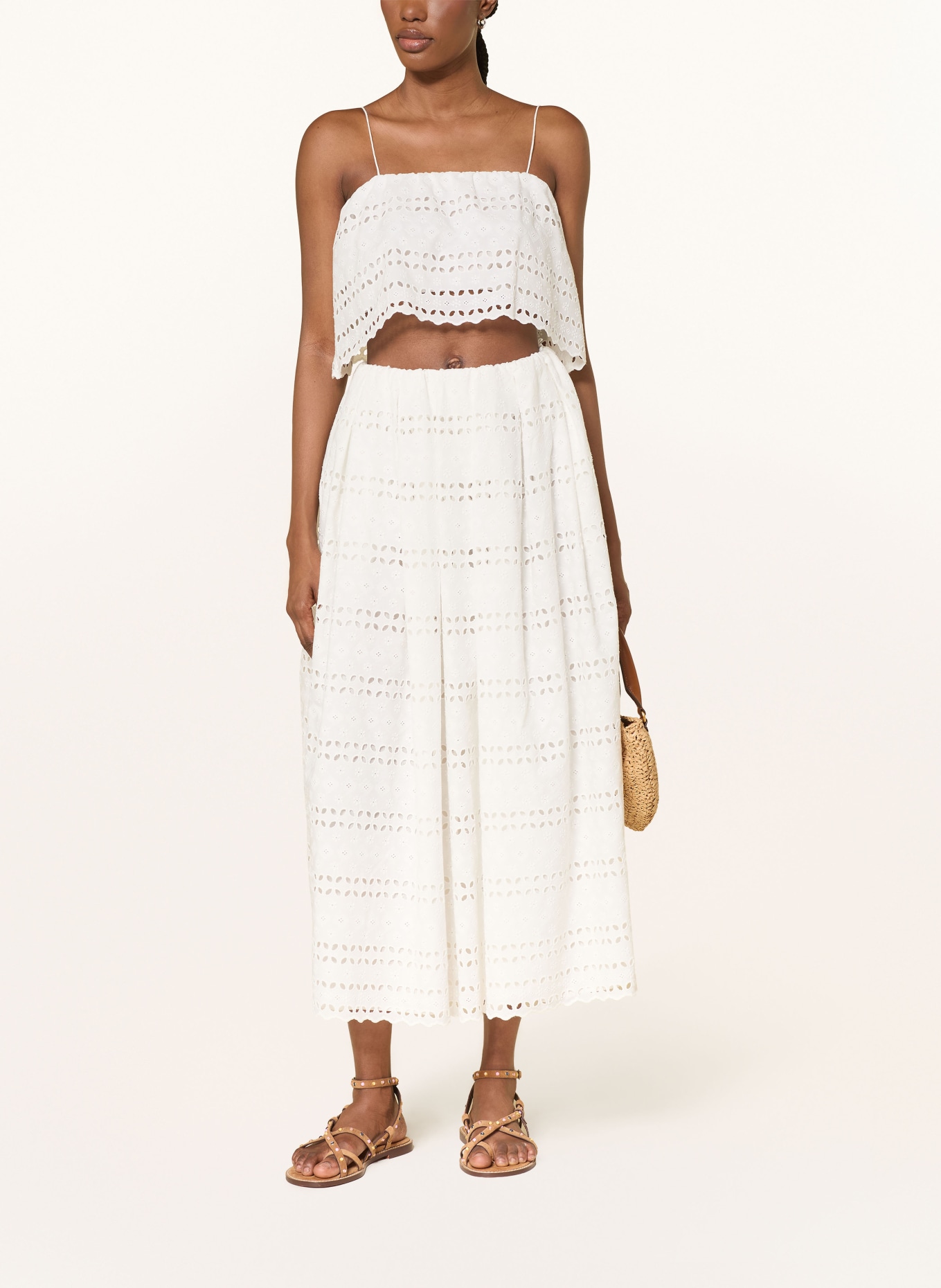 FAITHFULL THE BRAND Rock ABAJO aus Lochspitze: WEISS