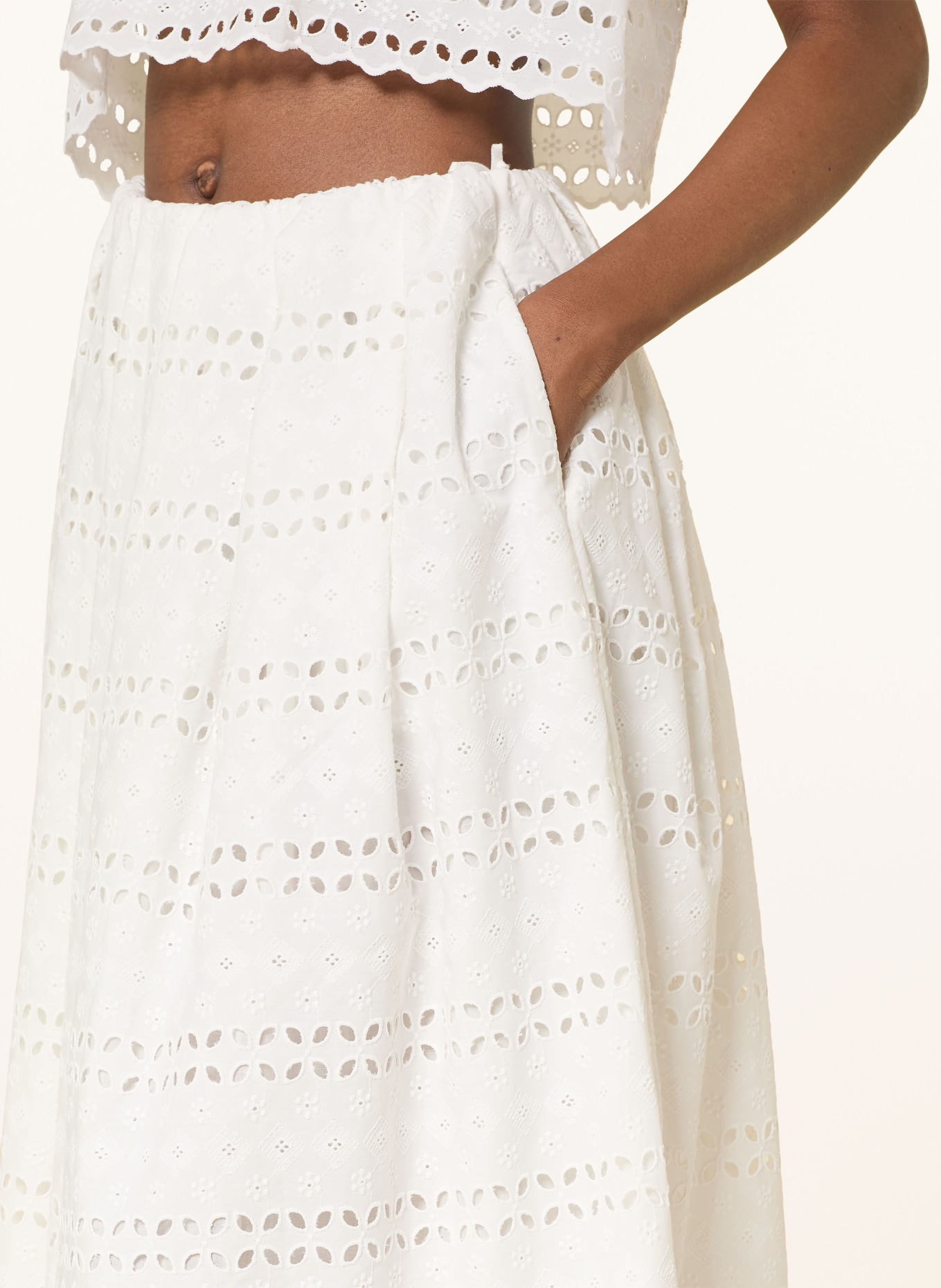 FAITHFULL THE BRAND Rock ABAJO aus Lochspitze: WEISS