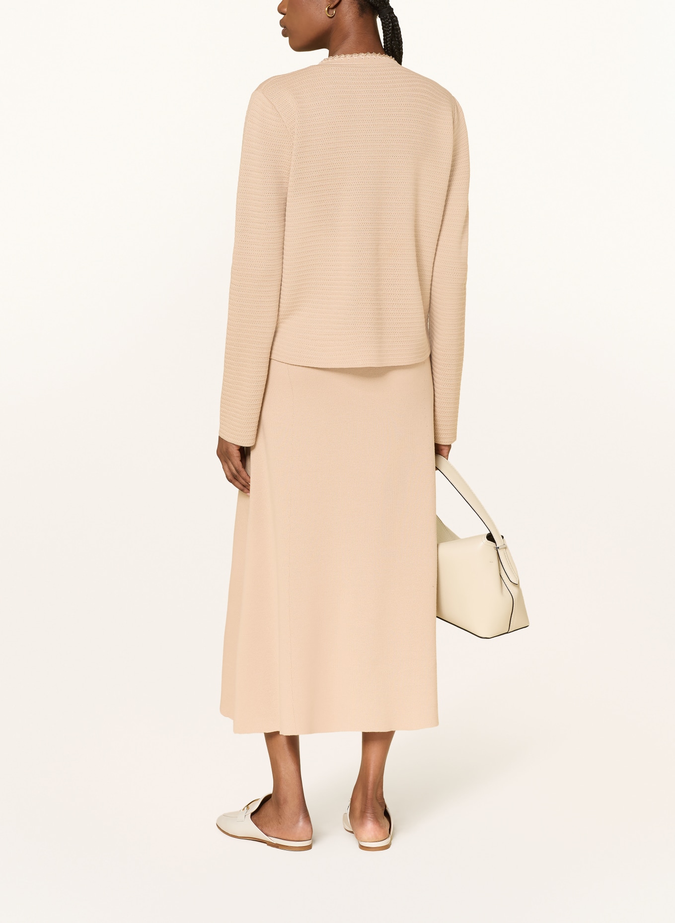 FABIANA FILIPPI Svetr s třpytivou přízí: BÉŽOVÁ