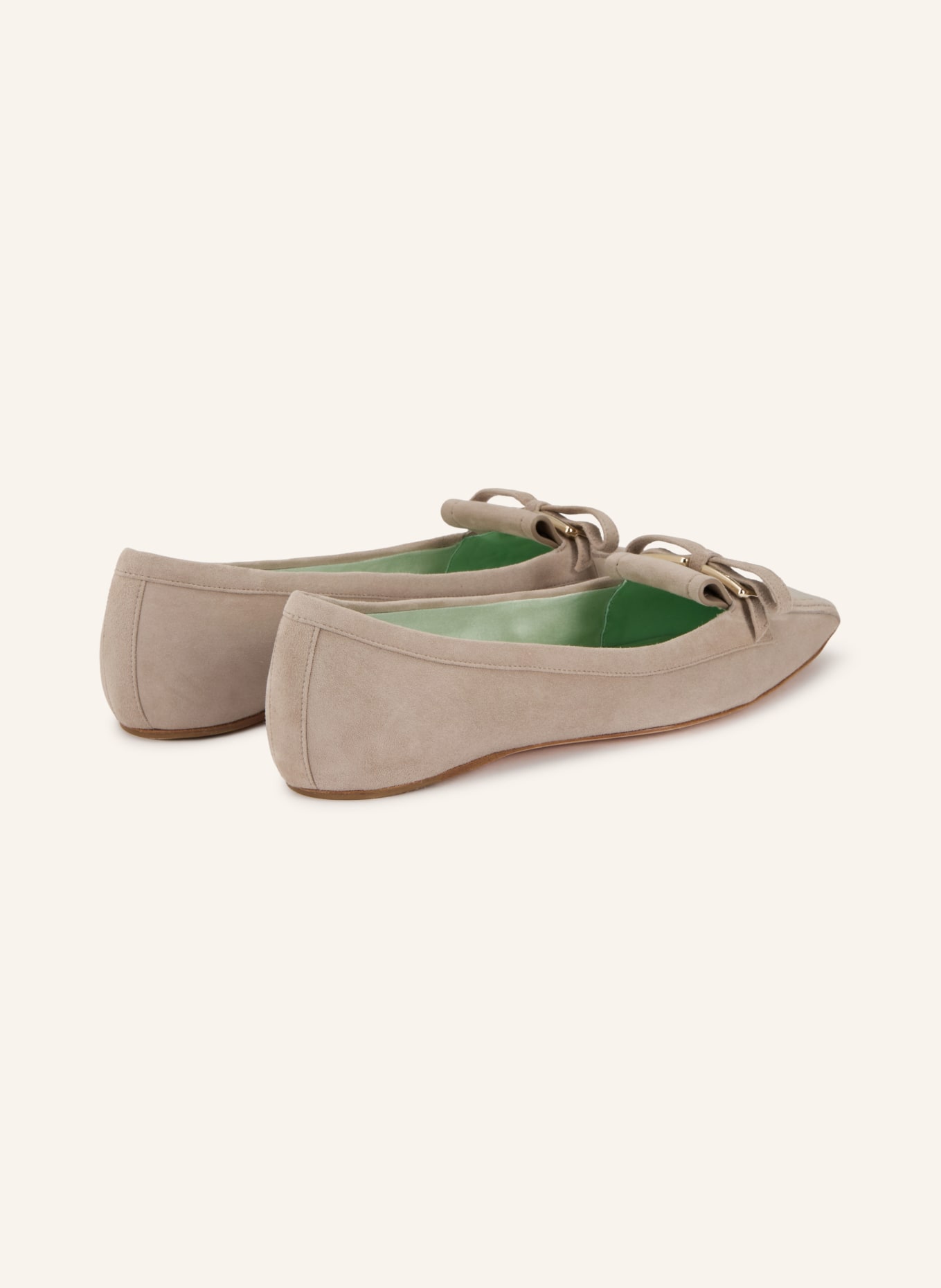 Roger Vivier Ballerinas TROMPETTE: HELLGRAU