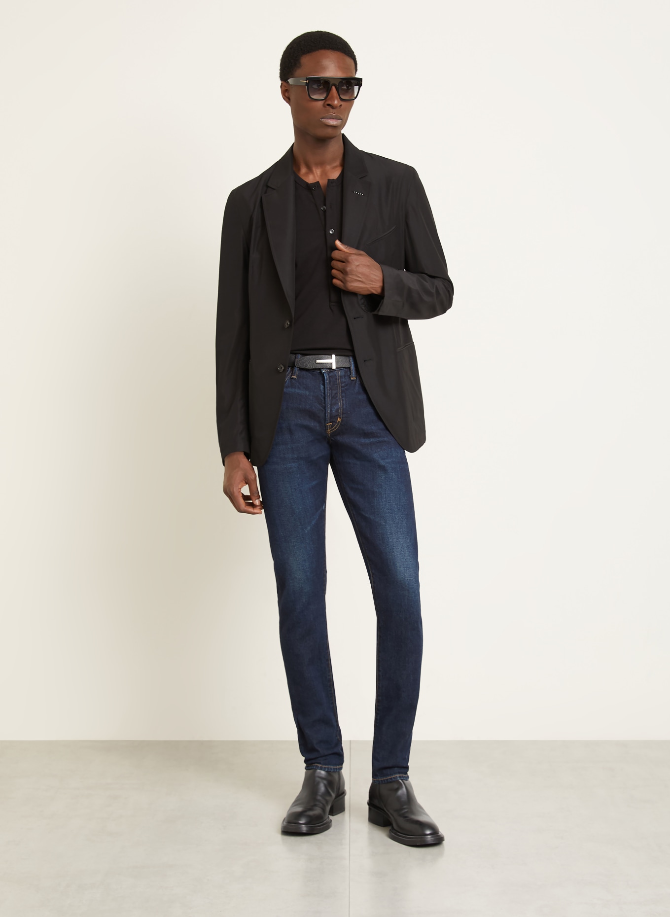 TOM FORD Sakko Slim Fit: SCHWARZ