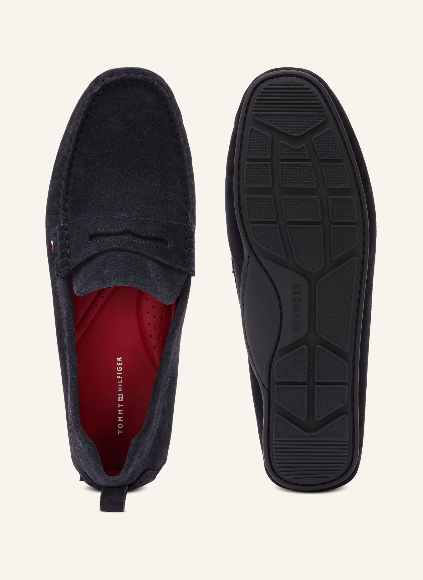 TOMMY HILFIGER Mokassins: DUNKELBLAU