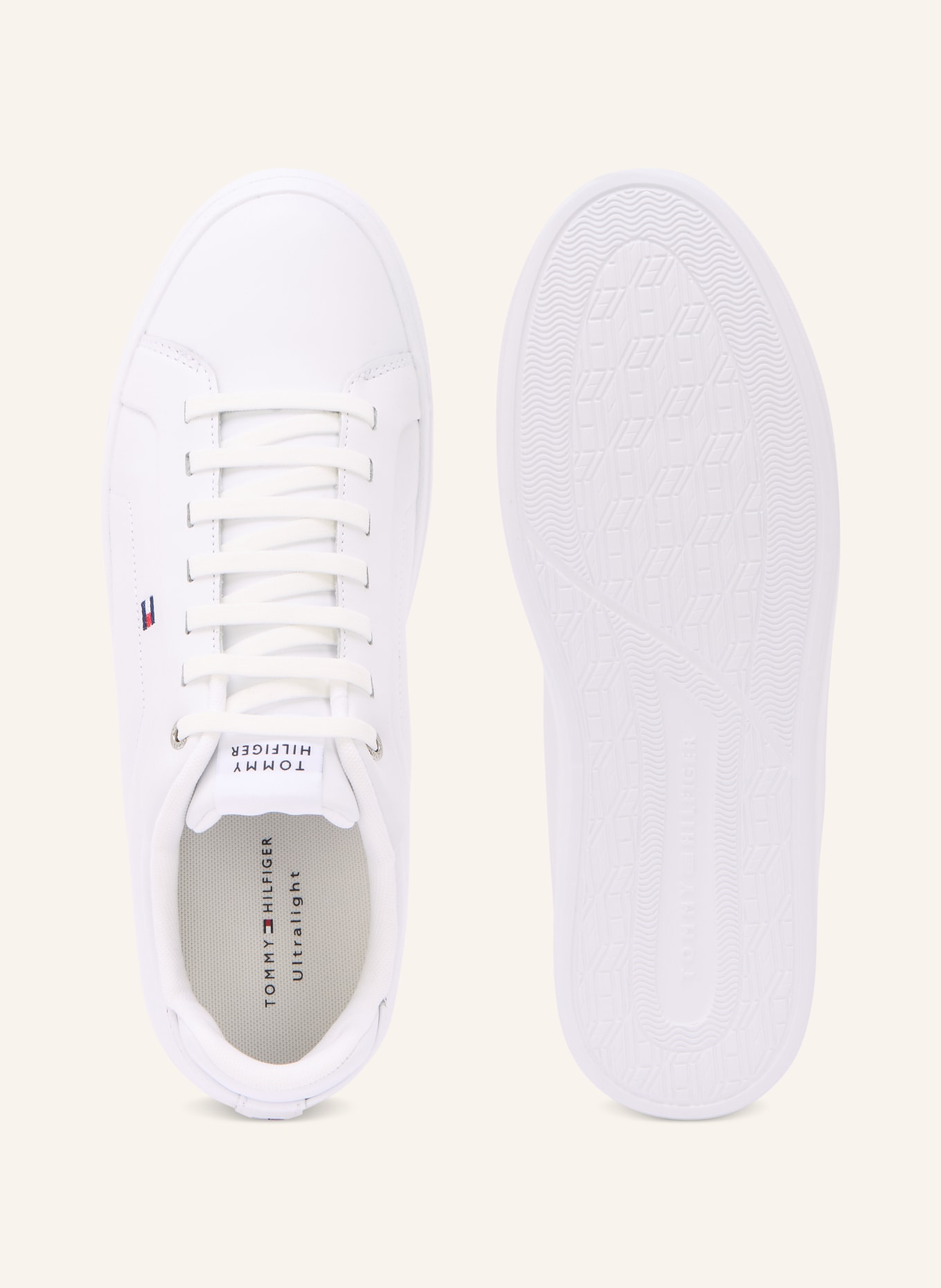 TOMMY HILFIGER Sneaker ICON COURT LIGHT: WEISS