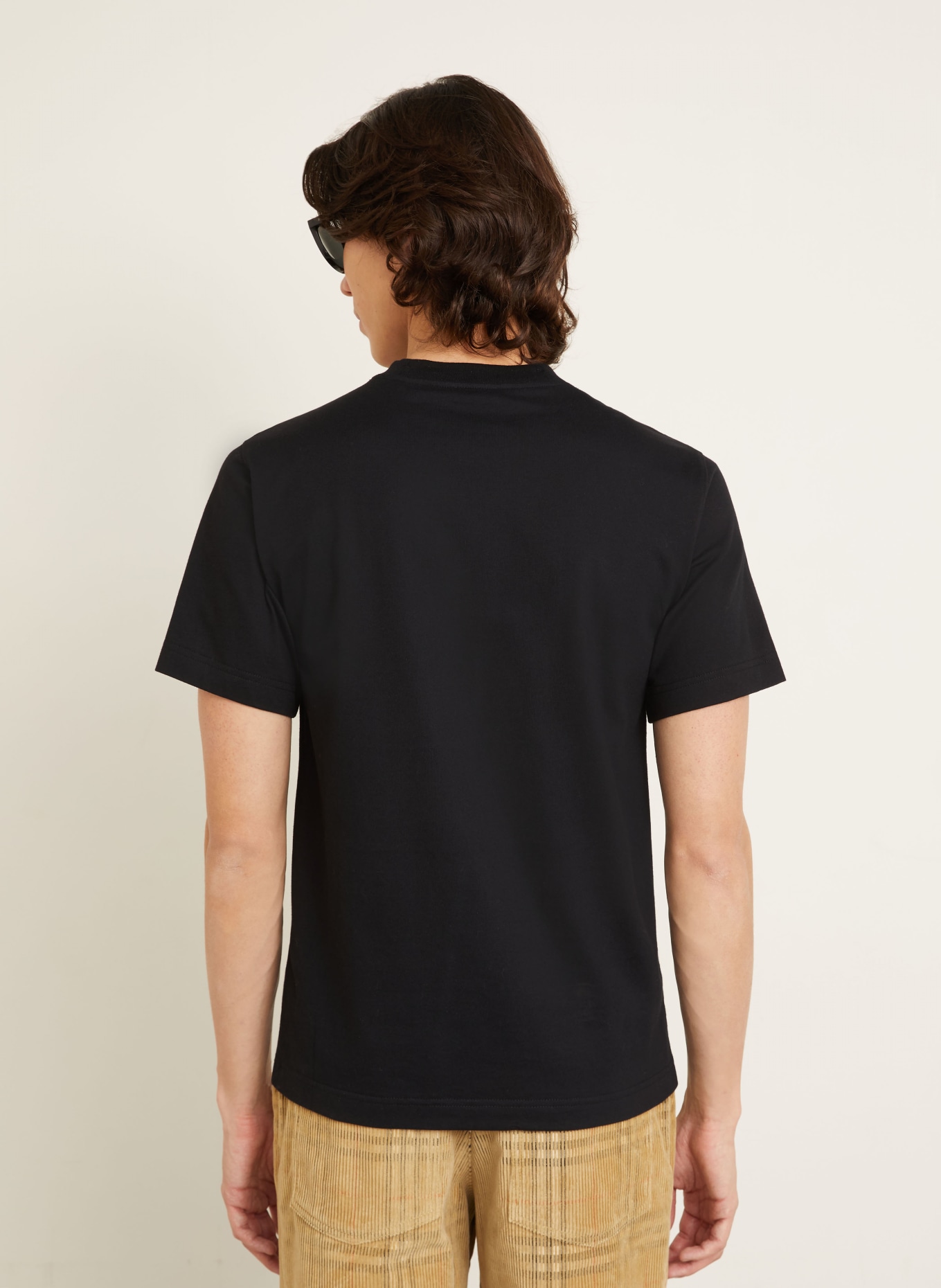 BURBERRY T-Shirt SETH: SCHWARZ / BEIGE / ROT