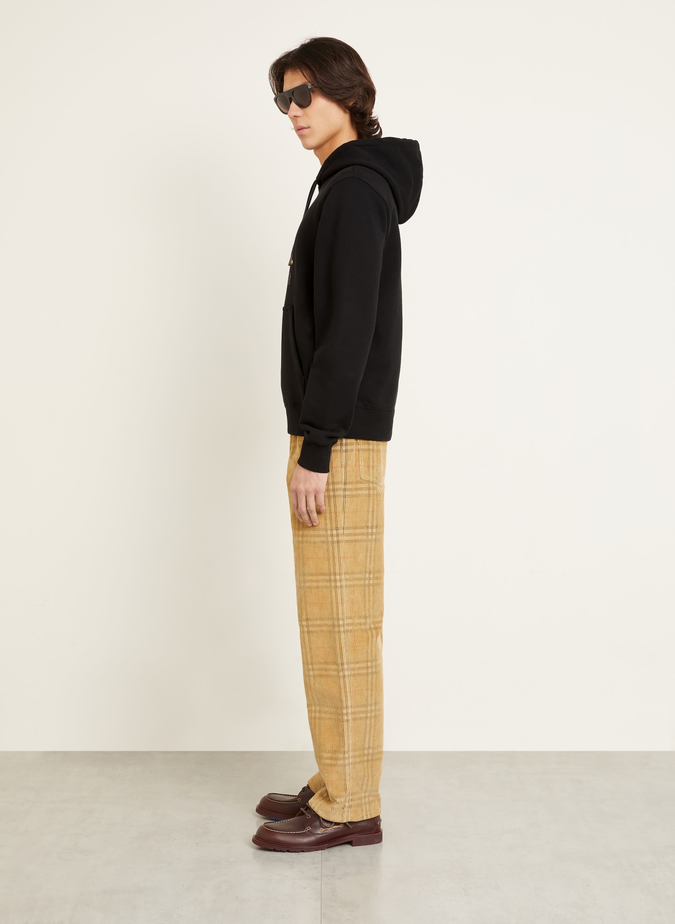 BURBERRY Hoodie REILLY: SCHWARZ / BEIGE / ROT