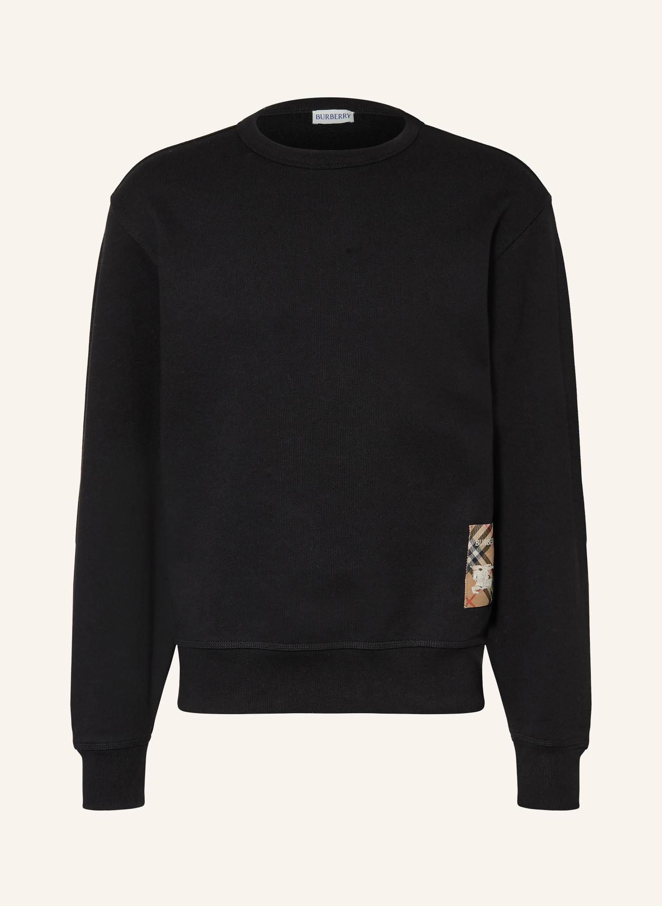BURBERRY Sweatshirt: SCHWARZ