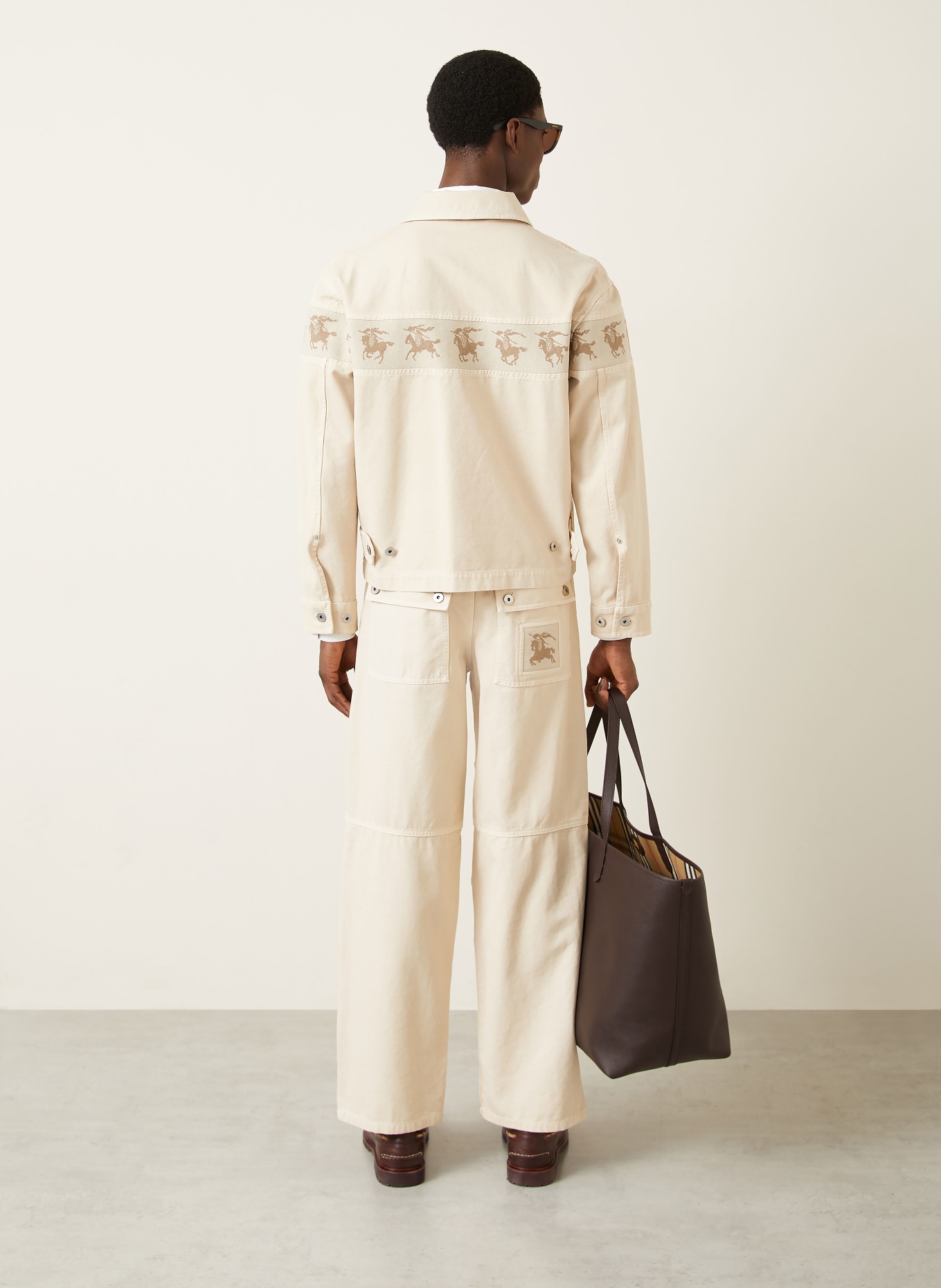 BURBERRY Chino CORBAN Regular Fit: BEIGE