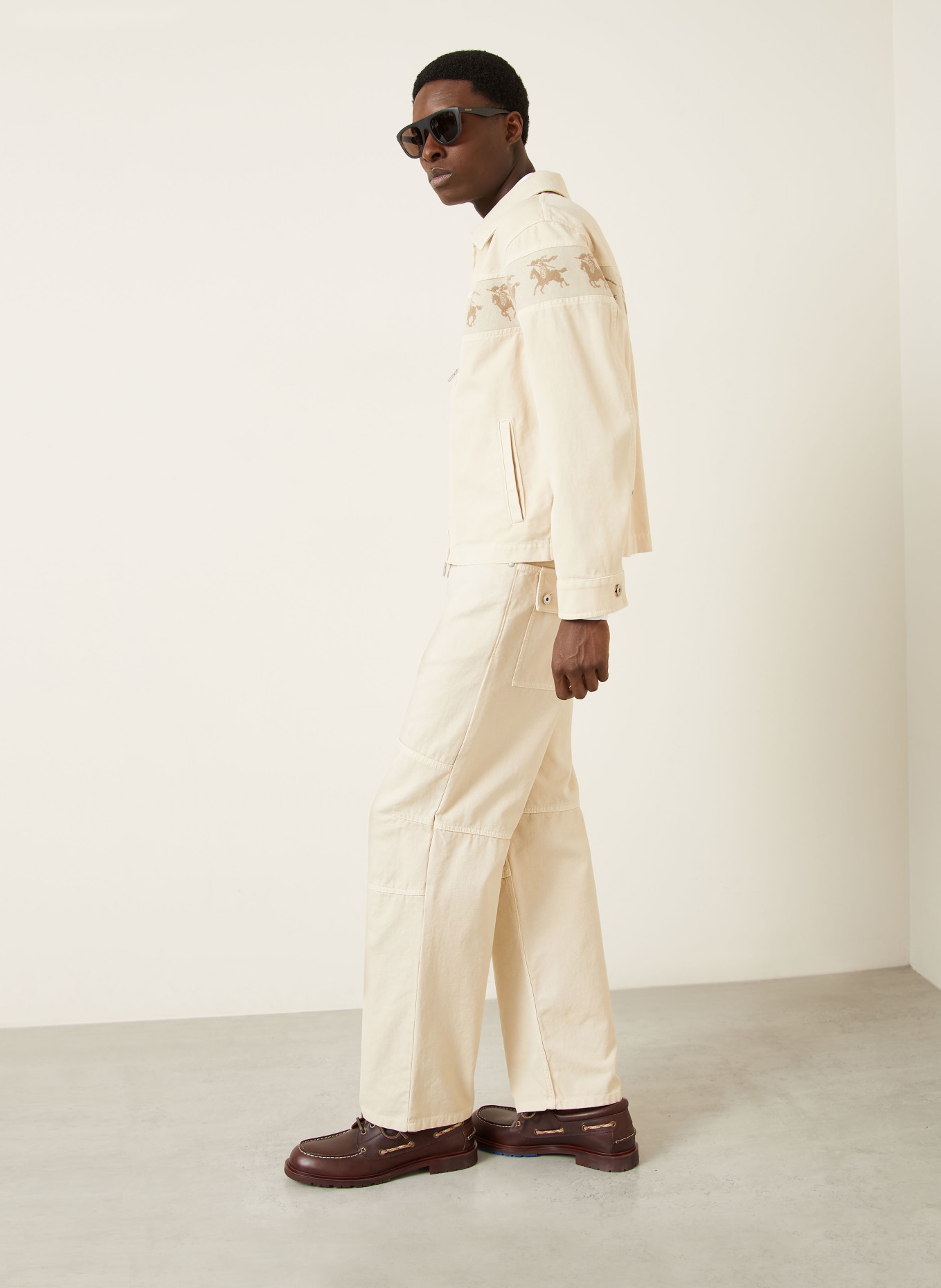 BURBERRY Chino CORBAN Regular Fit: BEIGE