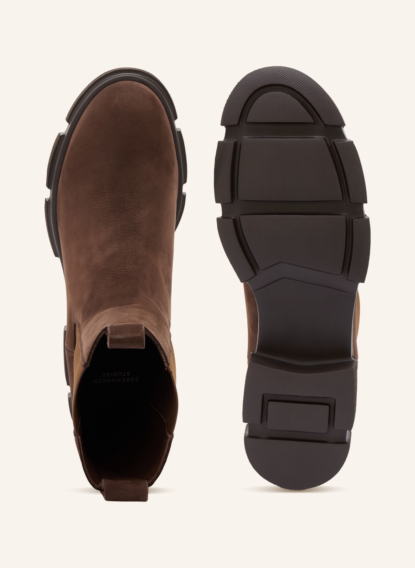 COPENHAGEN STUDIOS Bottes Chelsea CPH500: MARRON FONCÉ