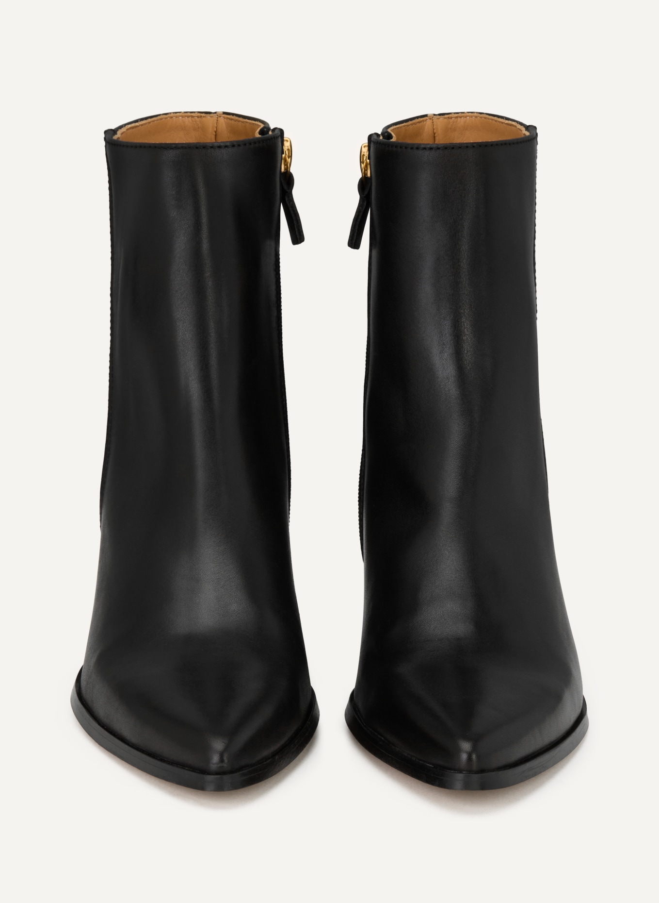 MRS & HUGS ankle boots: BLACK / GOLD