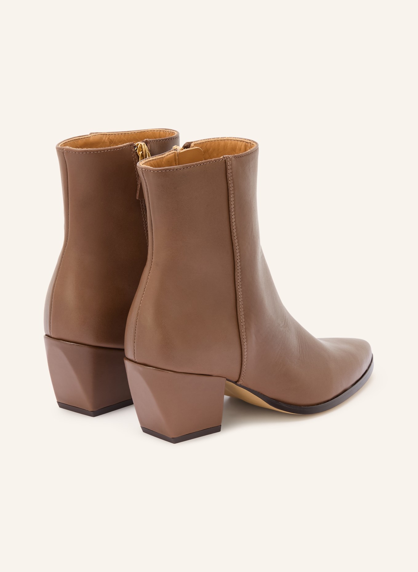 MRS & HUGS kotníkové boty: HNĚDÁ