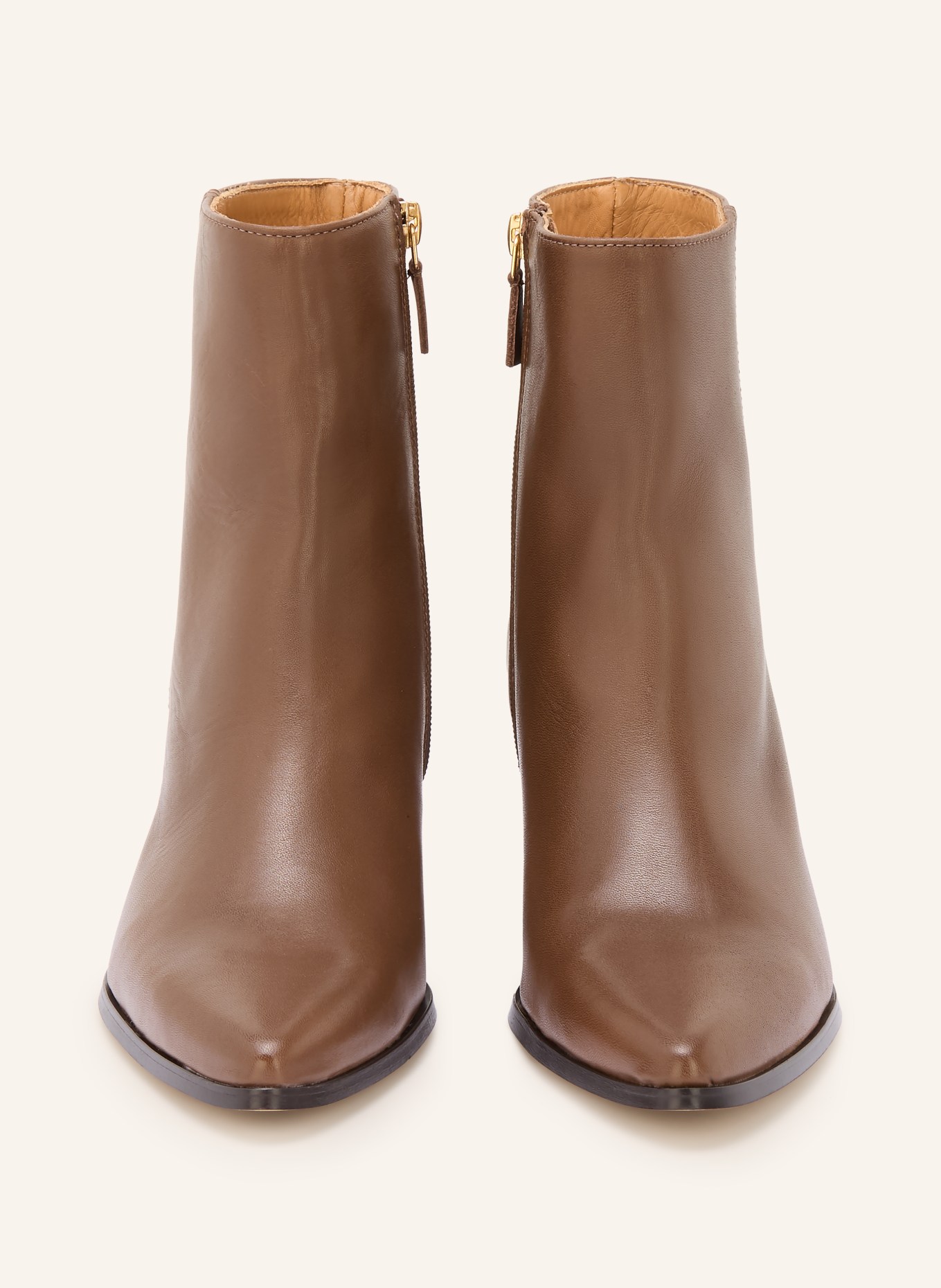 MRS & HUGS kotníkové boty: HNĚDÁ