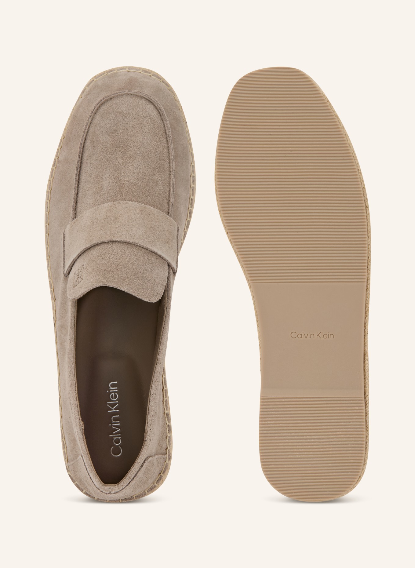 Calvin Klein espadryle: SZAROBRĄZOWY