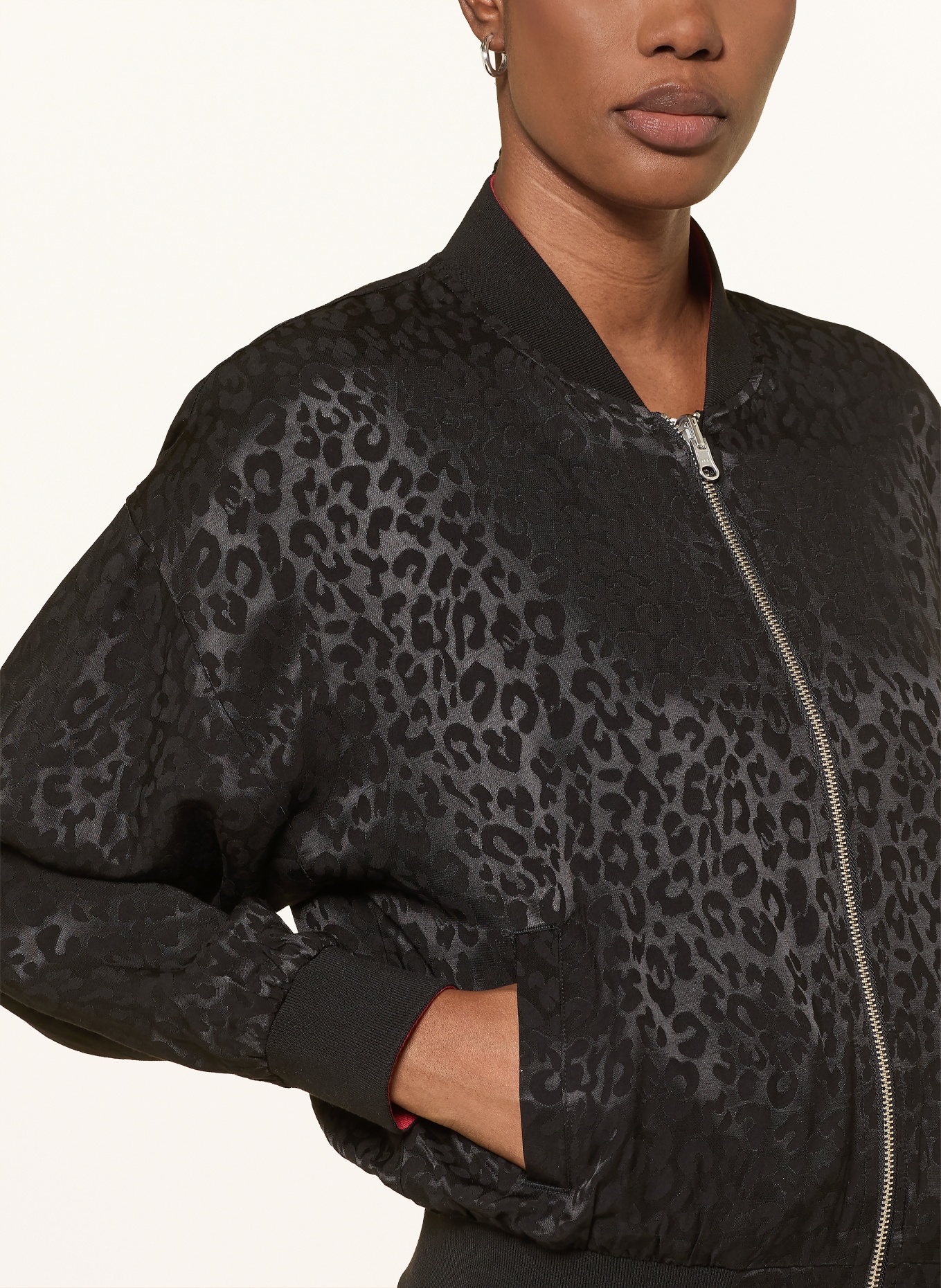 OH APRIL Blouson ELIN zum Wenden: SCHWARZ