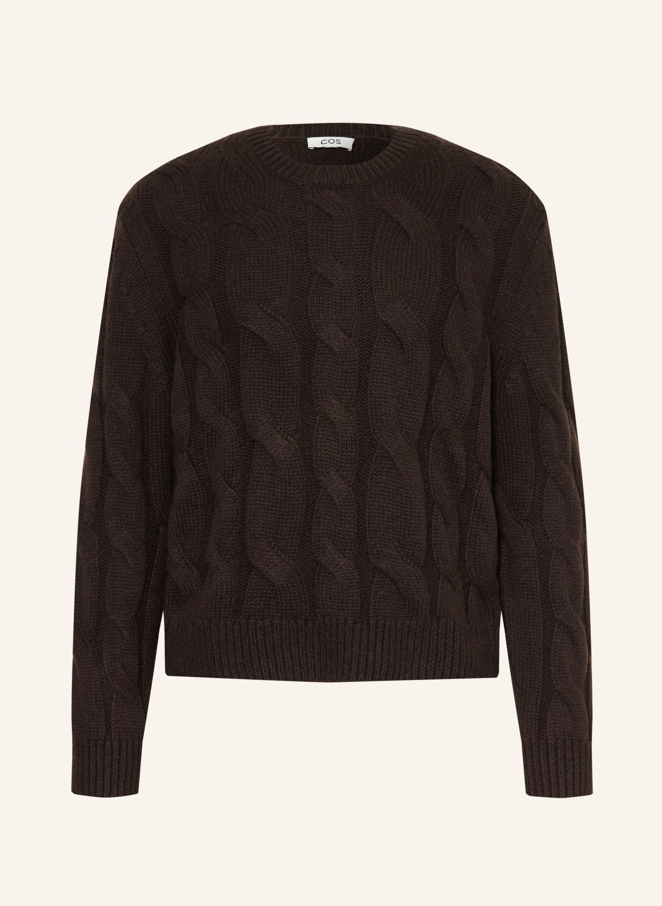 COS sweater: DARK BROWN