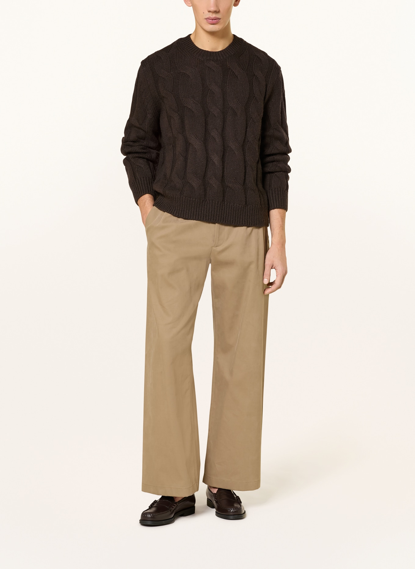 COS sweater: DARK BROWN