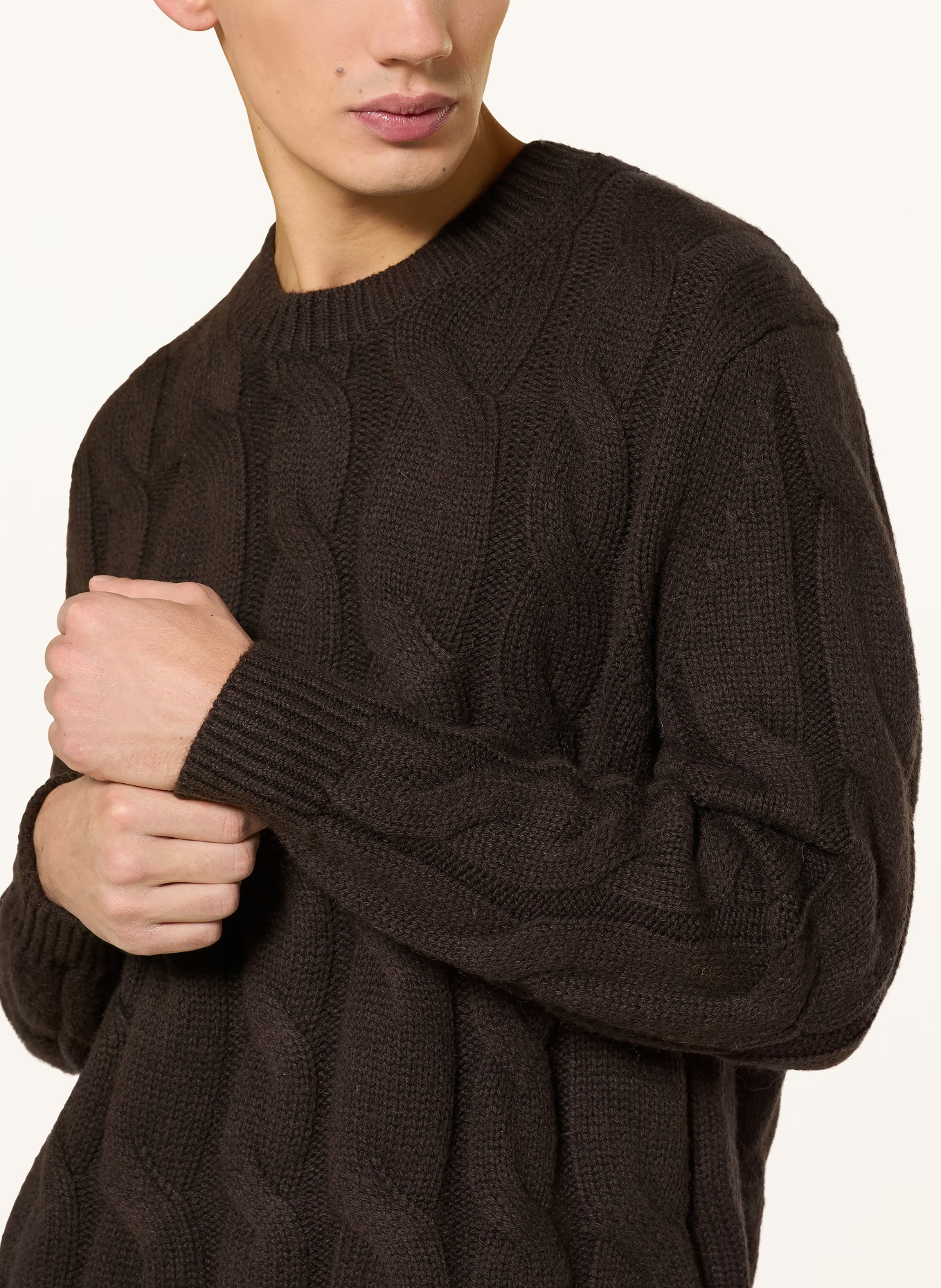 COS sweater: DARK BROWN