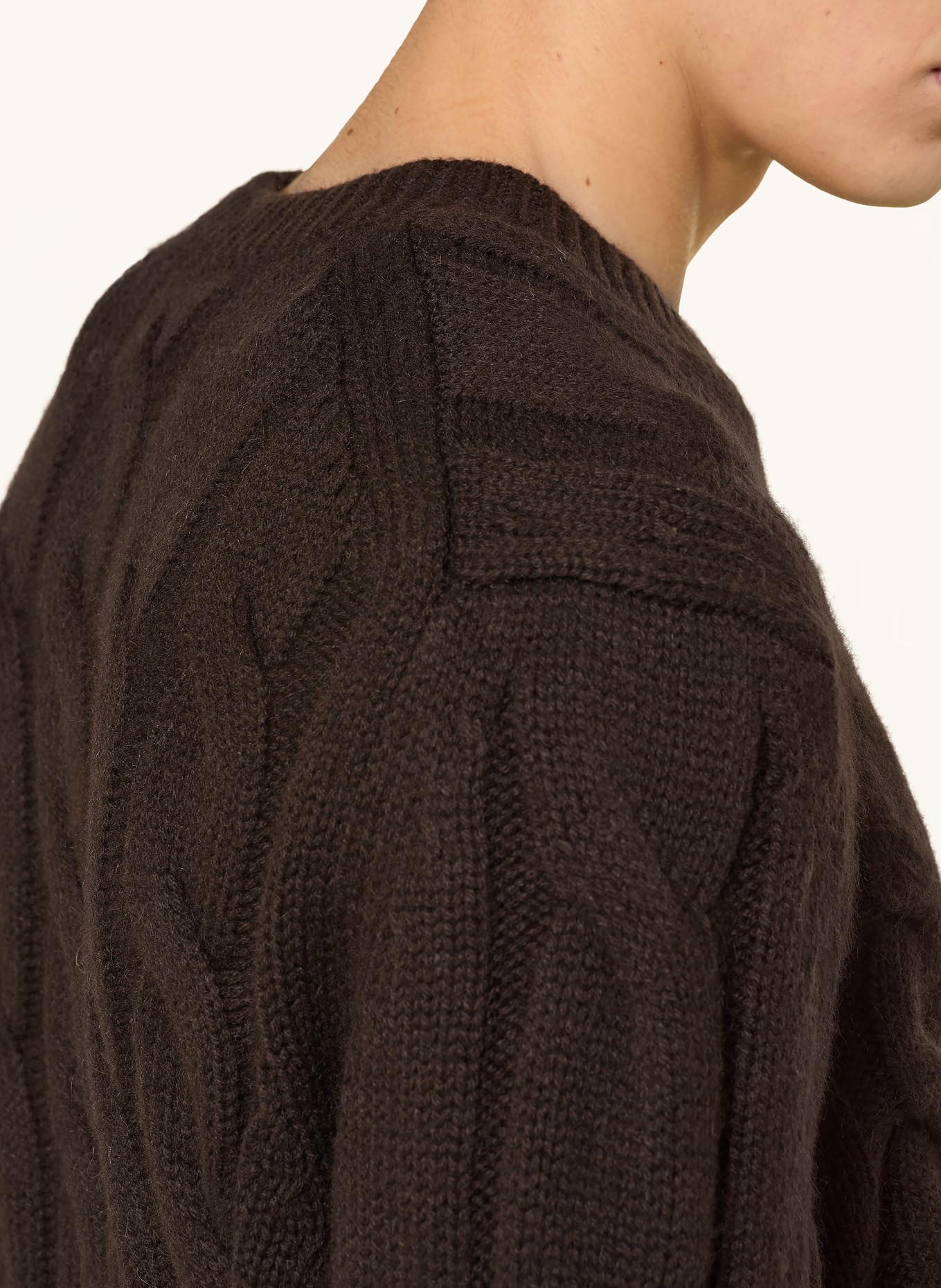 COS sweater: DARK BROWN