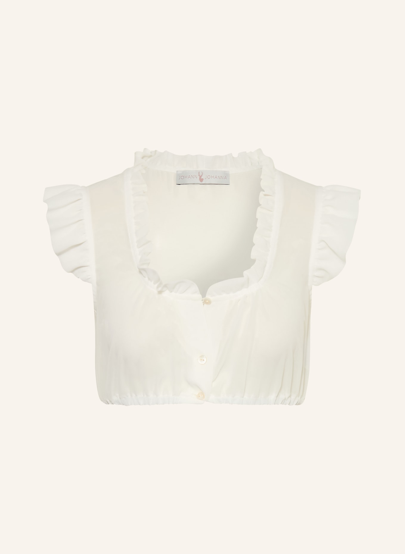 Johann & Johanna dirndl blouse: ECRU