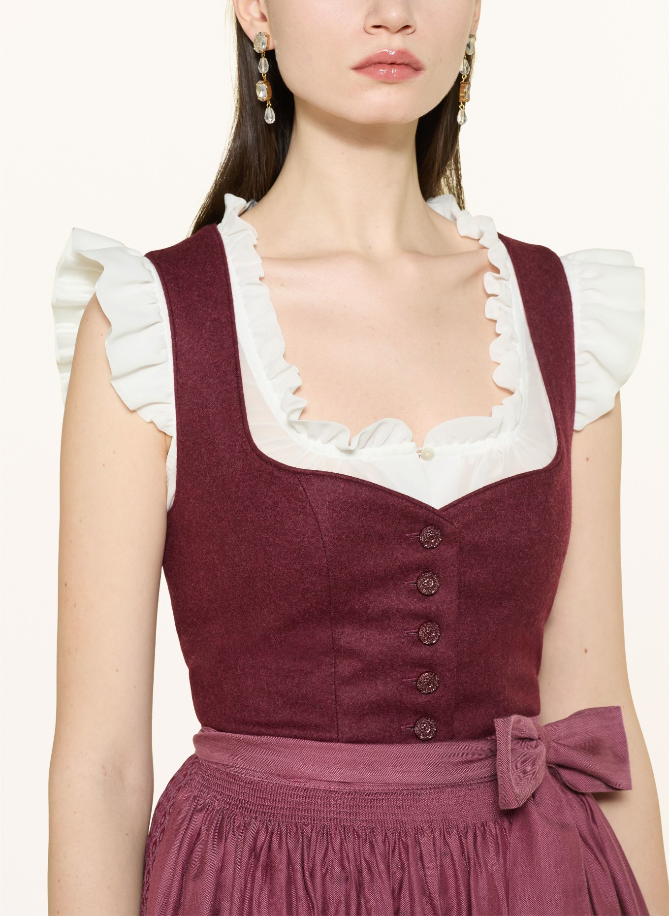 Johann & Johanna dirndl blouse: ECRU
