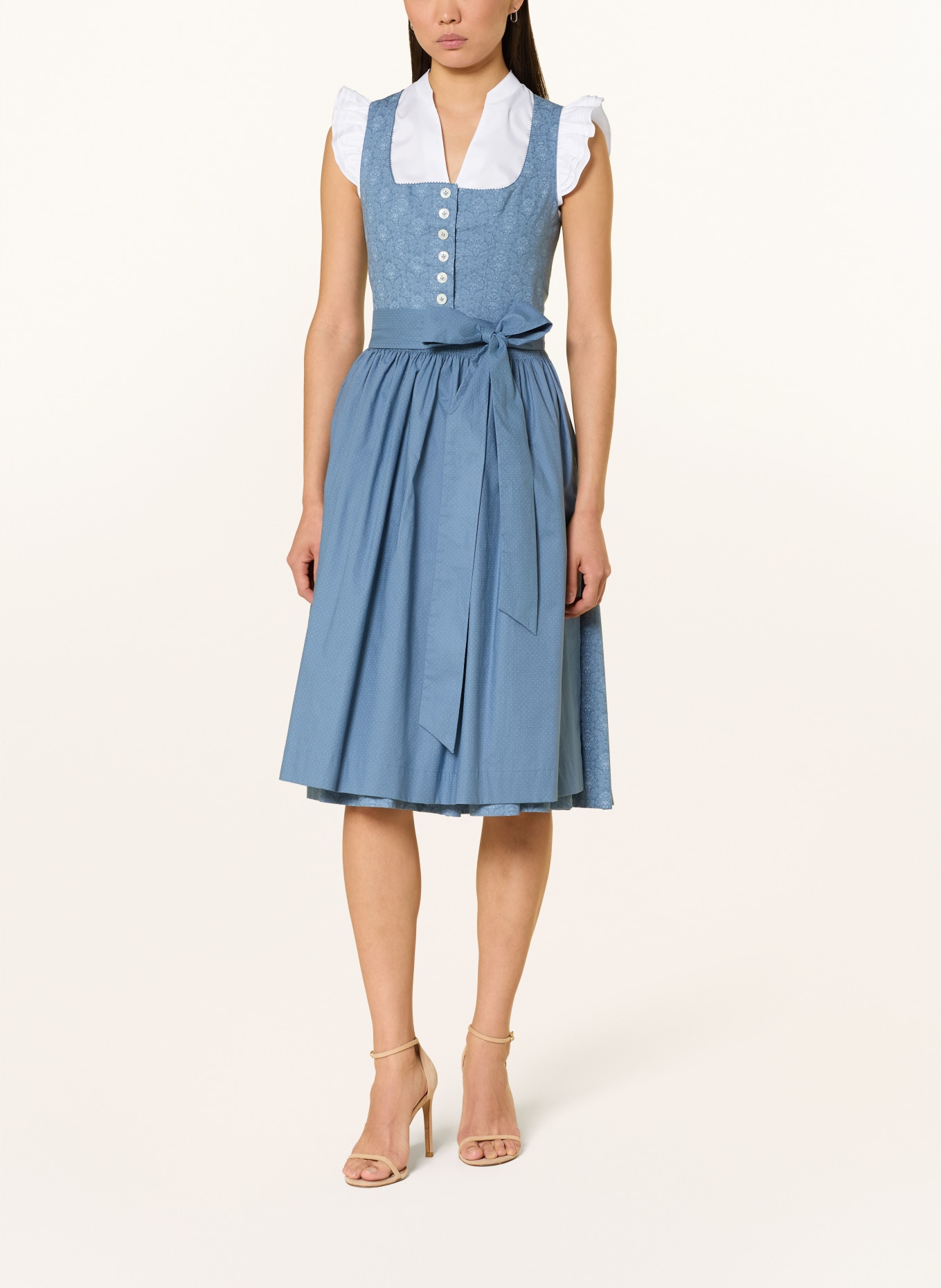 Johann & Johanna dirndl blouse: WHITE