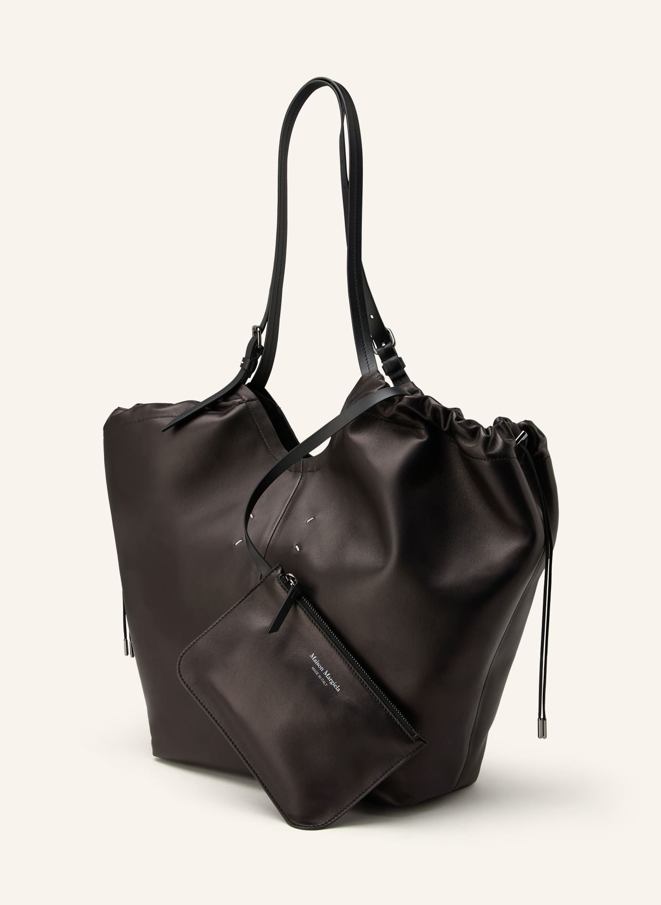 Maison Margiela Shopper mit Pouch: SCHWARZ