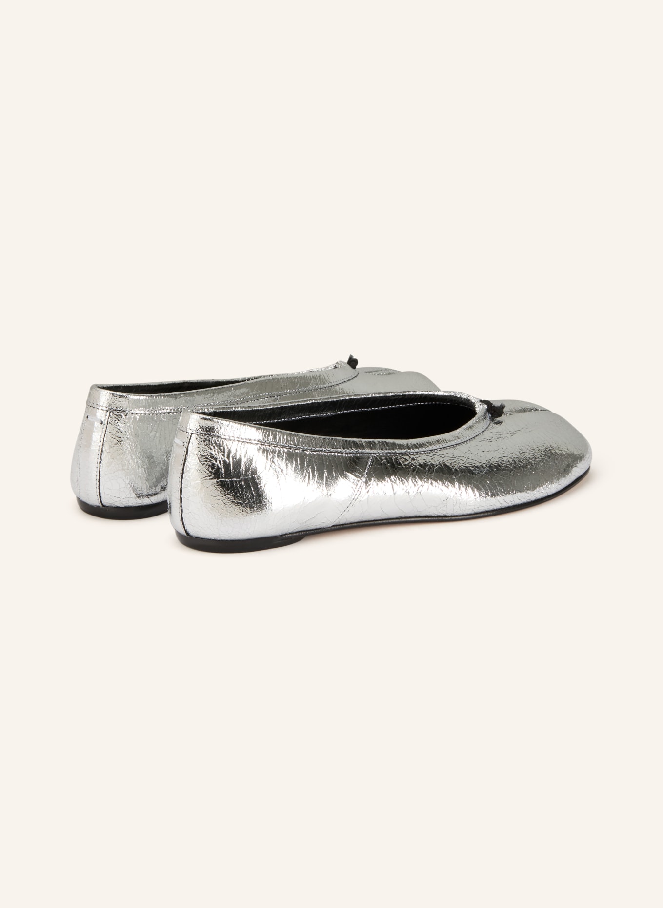 Maison Margiela Ballerinas TABI: SILBER