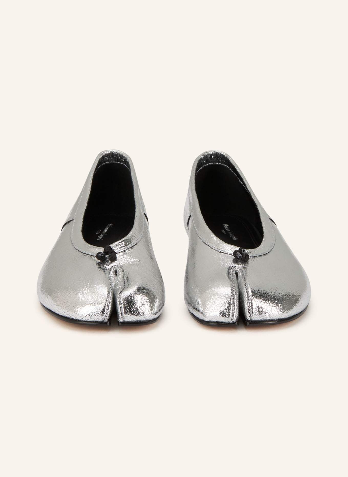 Maison Margiela Ballerinas TABI: SILBER