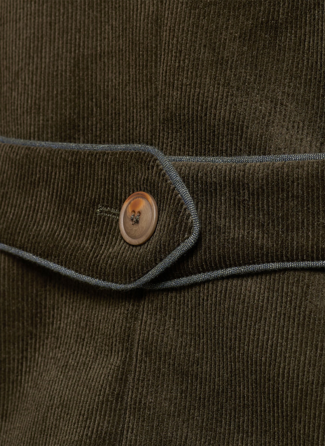 Grasegger NAUDERS slim fit corduroy jacket: DARK GREEN