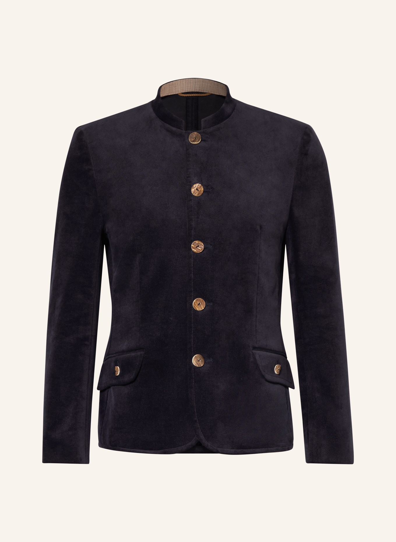 Grasegger Samtjanker OBOLUS Slim Fit: DUNKELBLAU