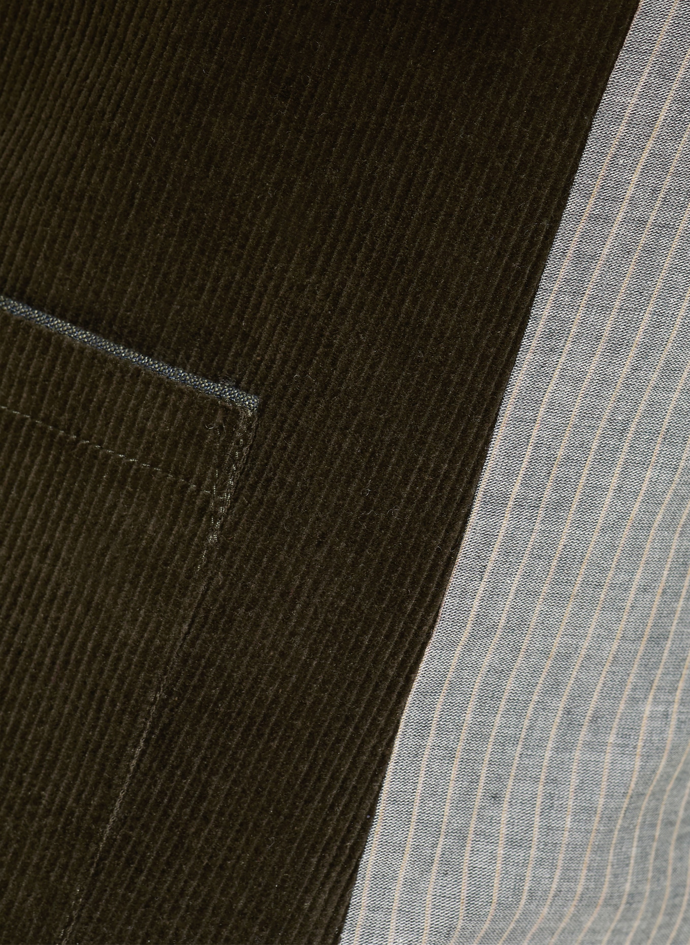 Grasegger Anzugweste WUM Slim Fit aus Cord: 024 grün