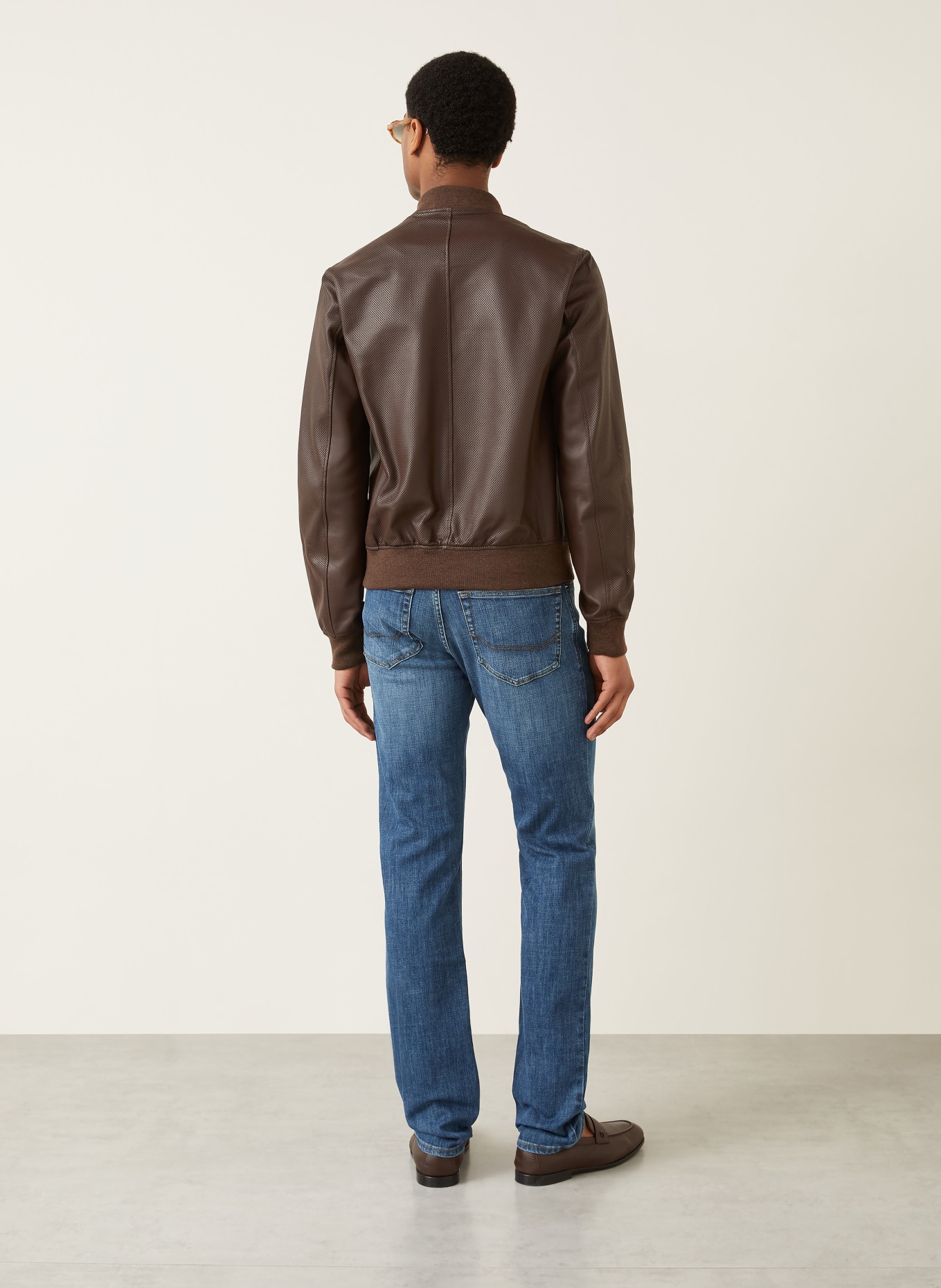 Brioni Jeans MERIBEL Regular Fit: 4500 PERWINKLE