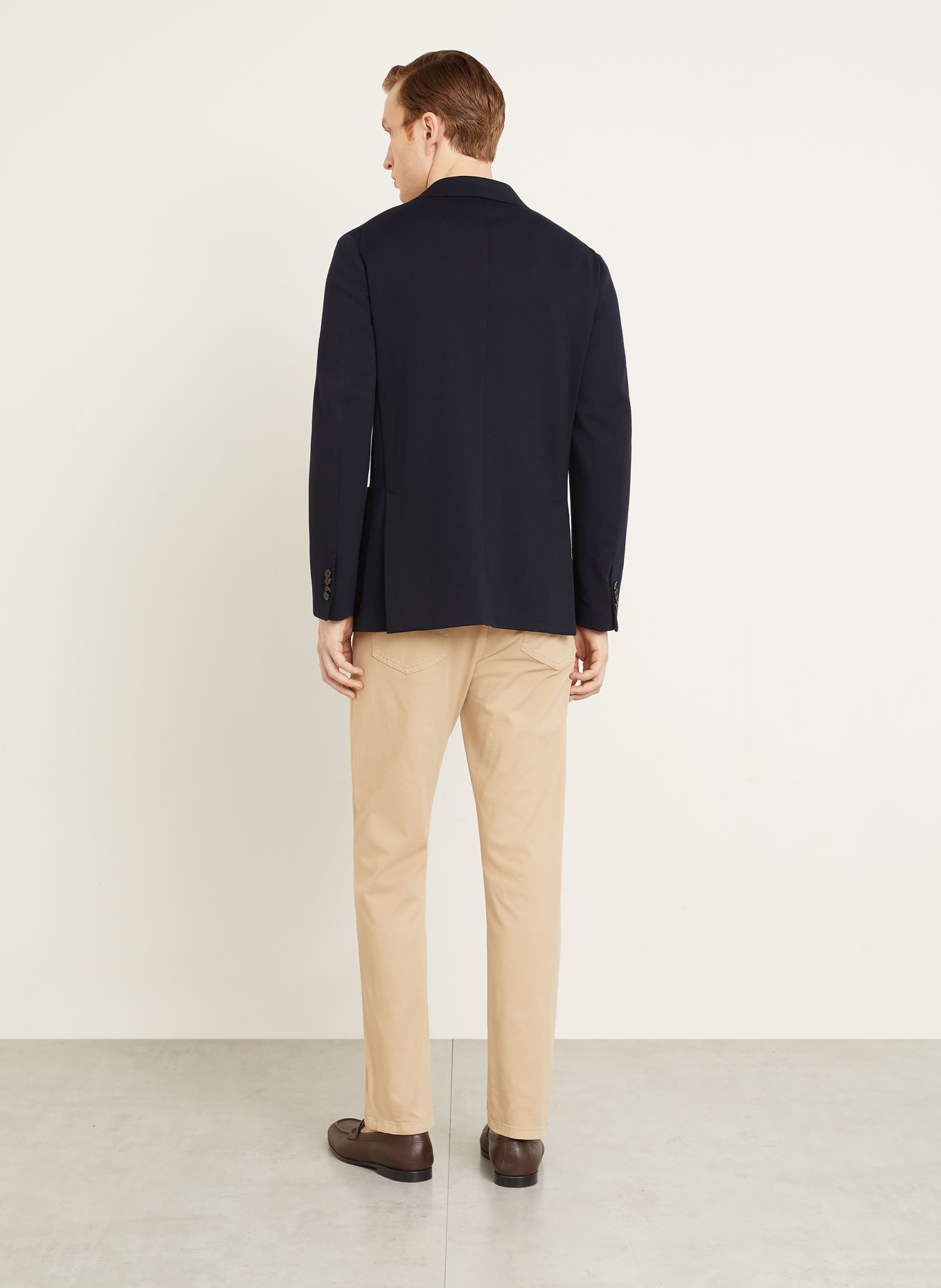 Brioni Jerseysakko Regular Fit: DUNKELBLAU