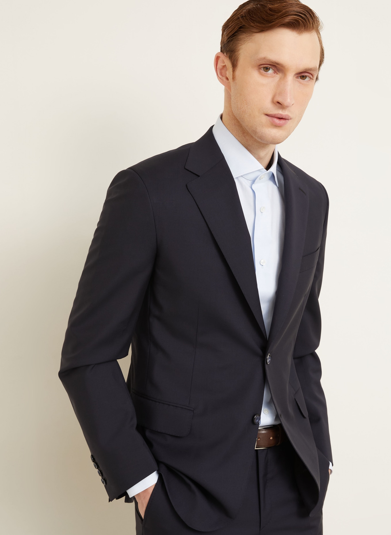 Brioni Anzug Extra Slim Fit: DUNKELBLAU