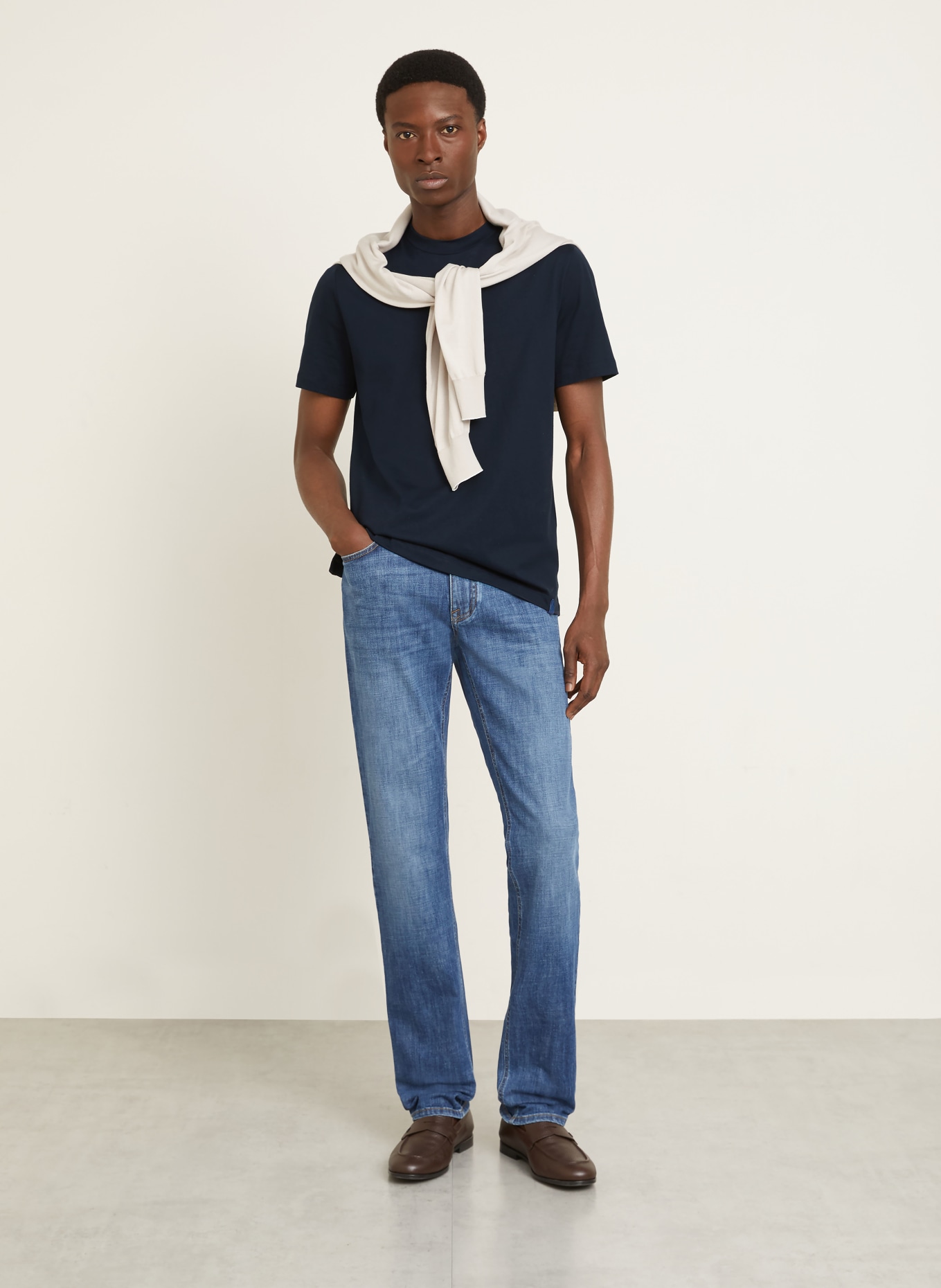 Brioni T-Shirt: DUNKELBLAU