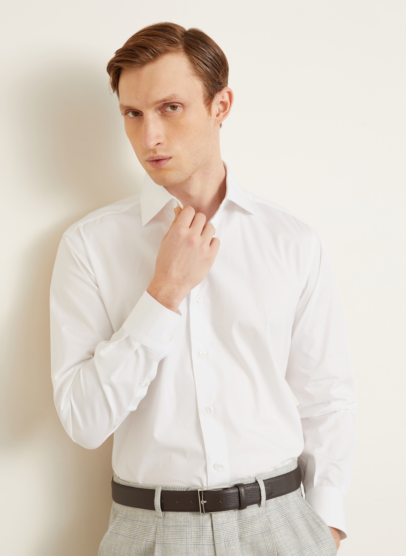 Brioni Hemd Comfort Fit: WEISS