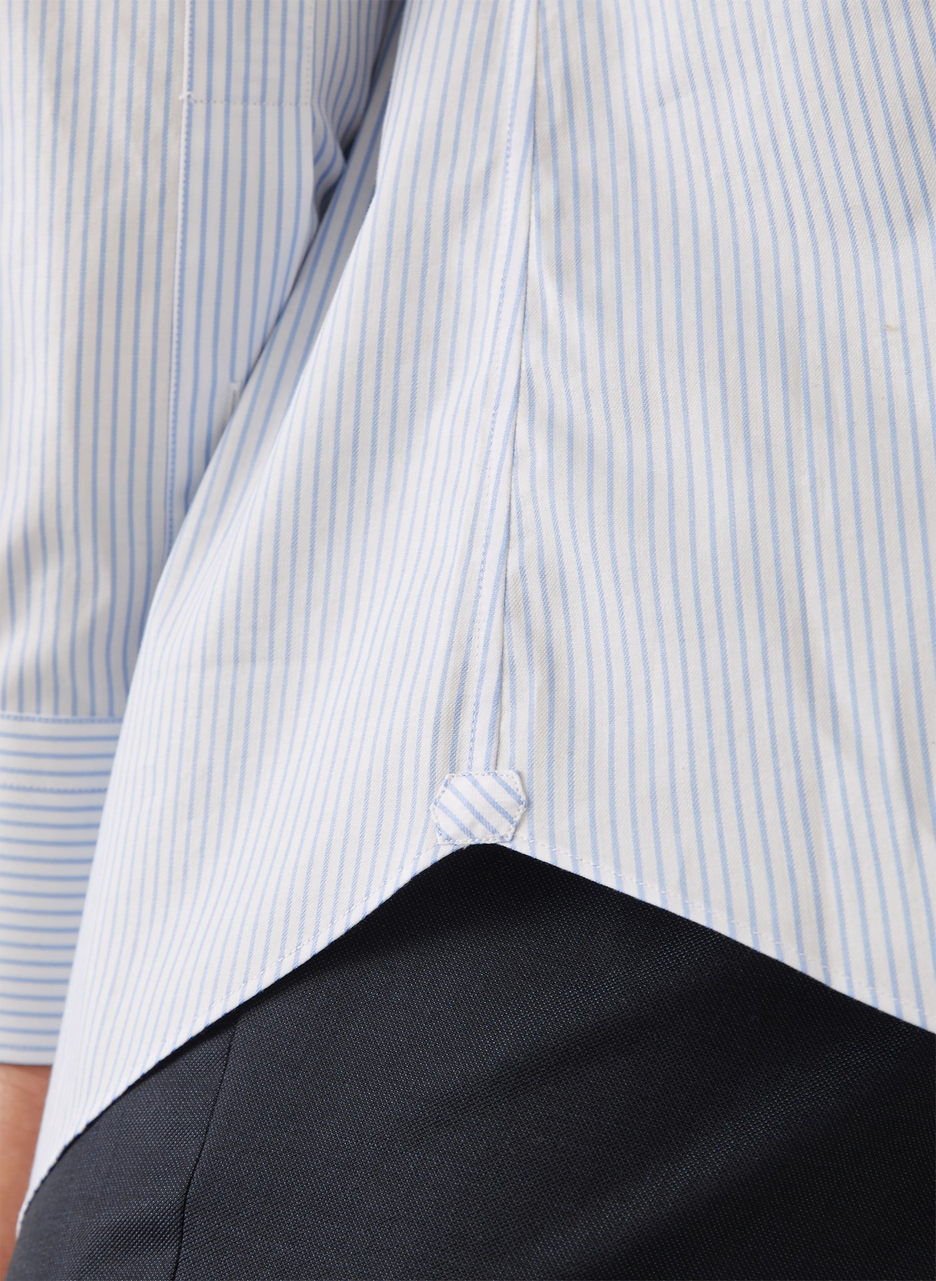 Brioni Hemd WILLIAM Regular Fit: WEISS / HELLBLAU