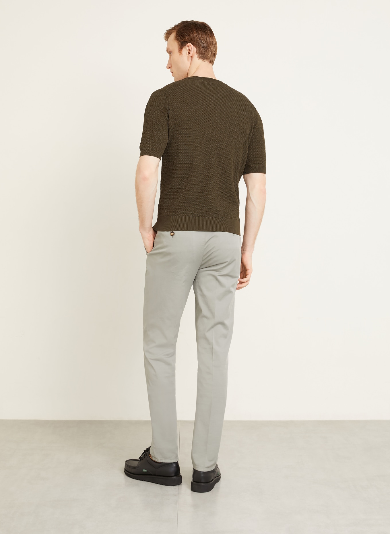 FIORONI Strickshirt: OLIV