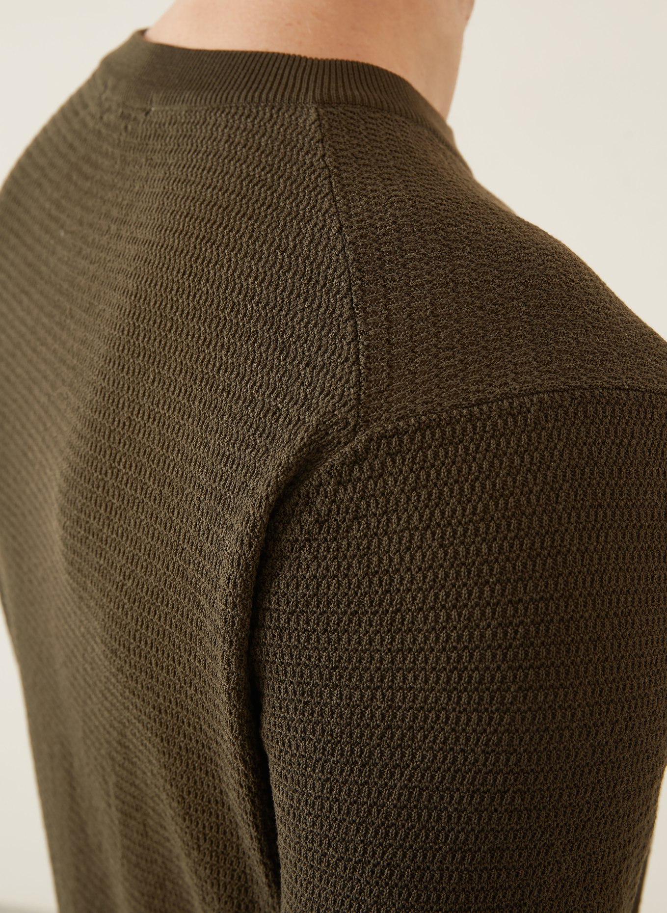 FIORONI Strickshirt: OLIV