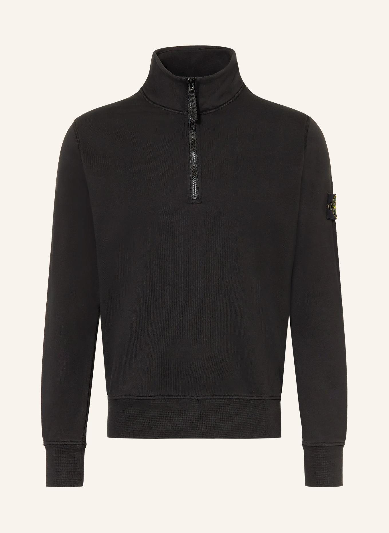 STONE ISLAND Sweat-Troyer: SCHWARZ