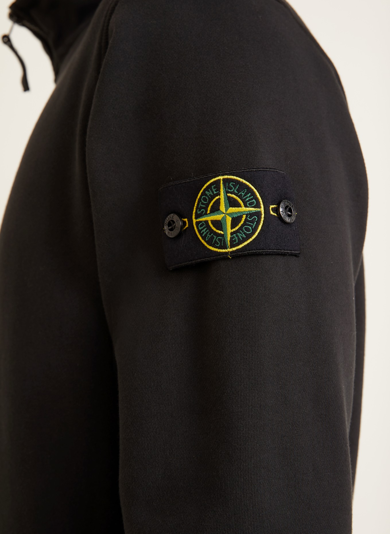 STONE ISLAND Sweat-Troyer: SCHWARZ