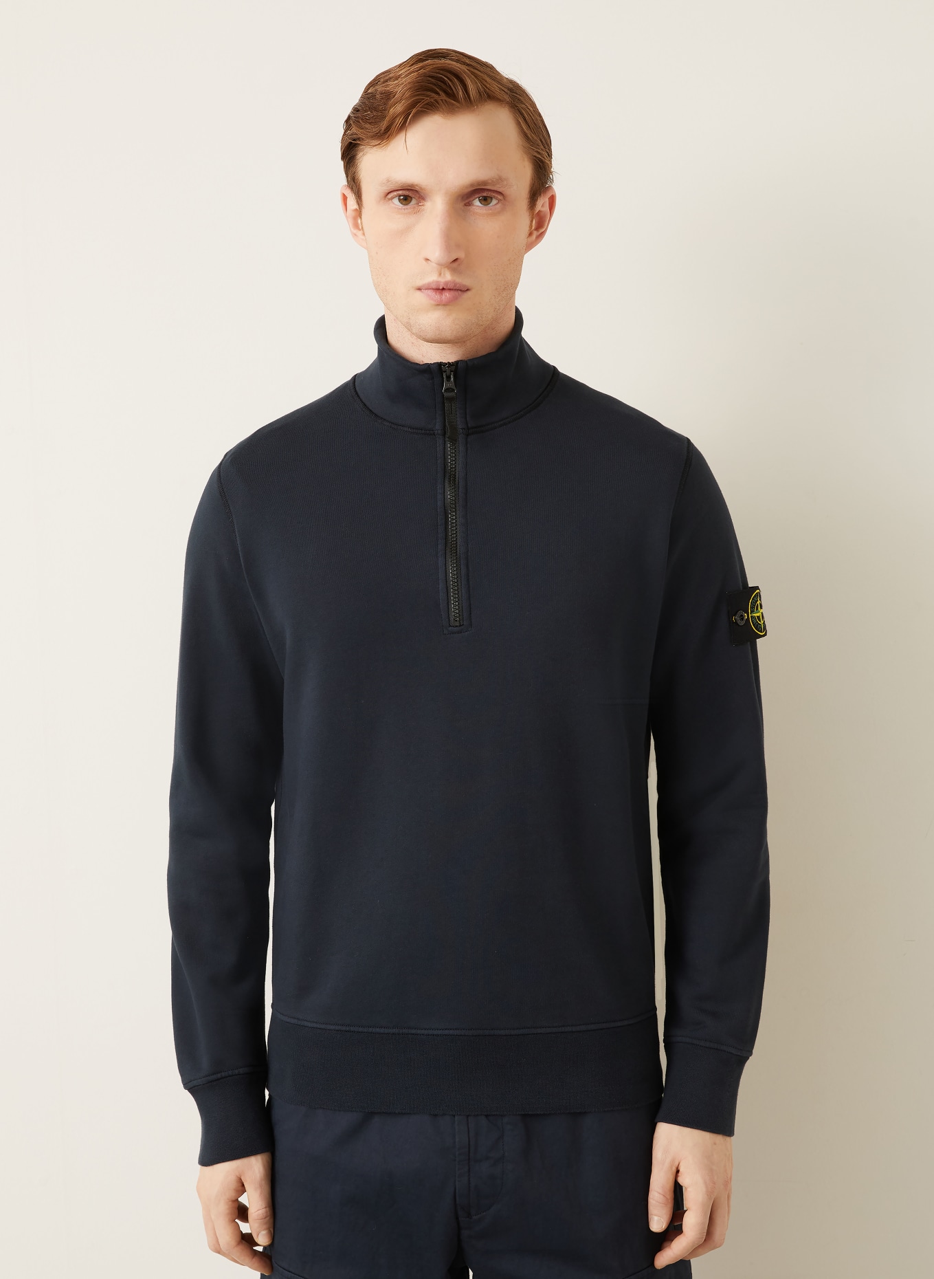 STONE ISLAND sweatshirt: DARK BLUE