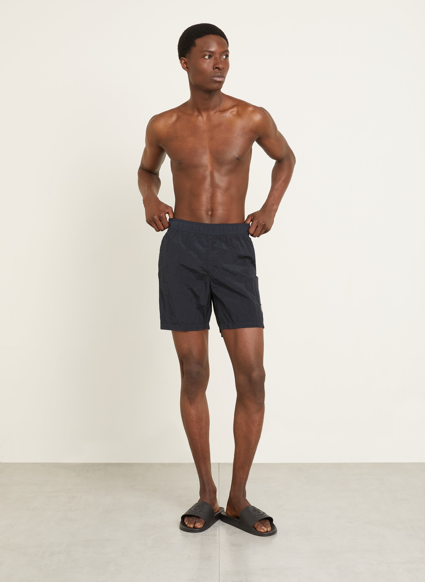 STONE ISLAND szorty kąpielowe: GRANATOWY