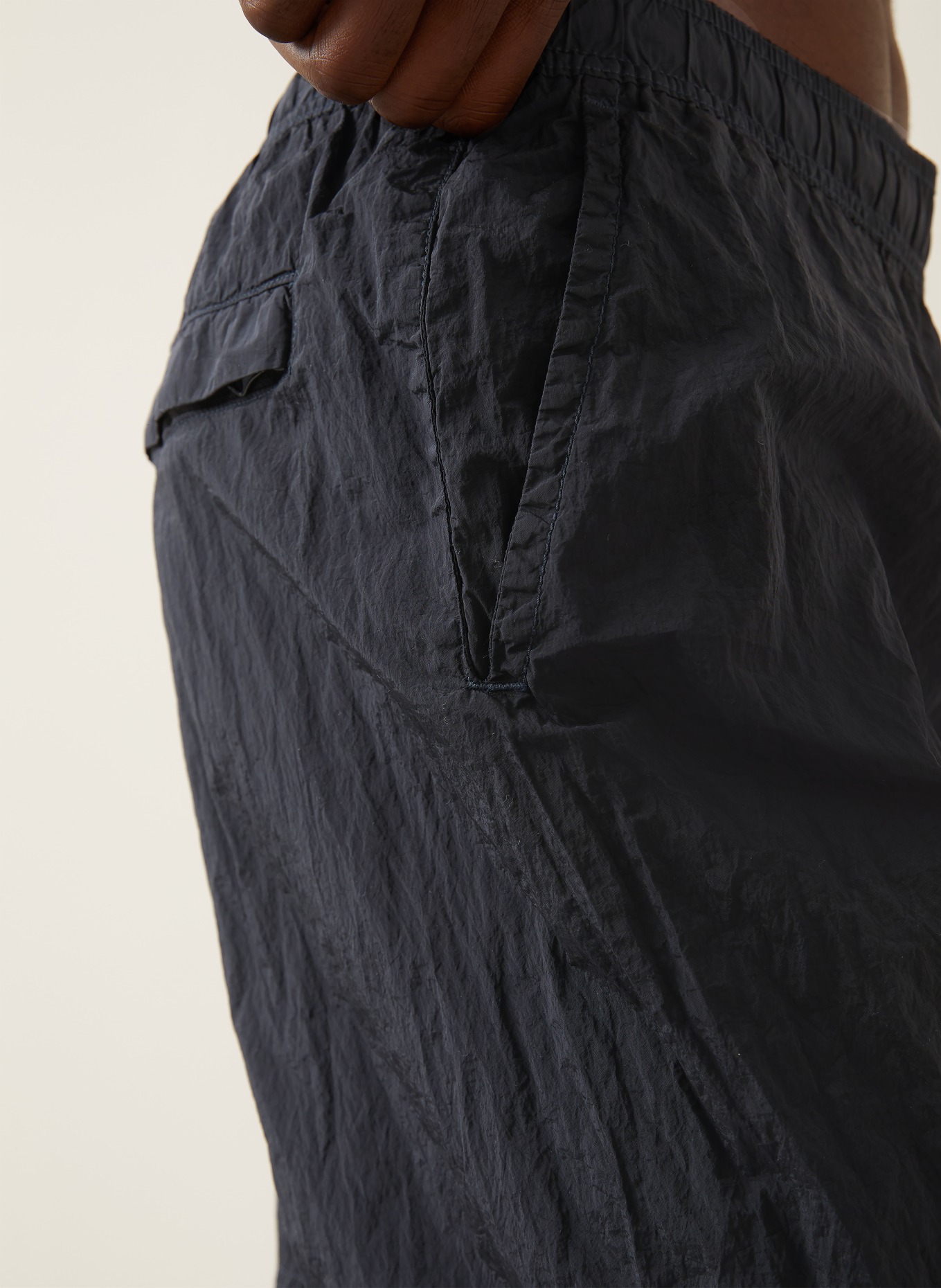 STONE ISLAND szorty kąpielowe: GRANATOWY