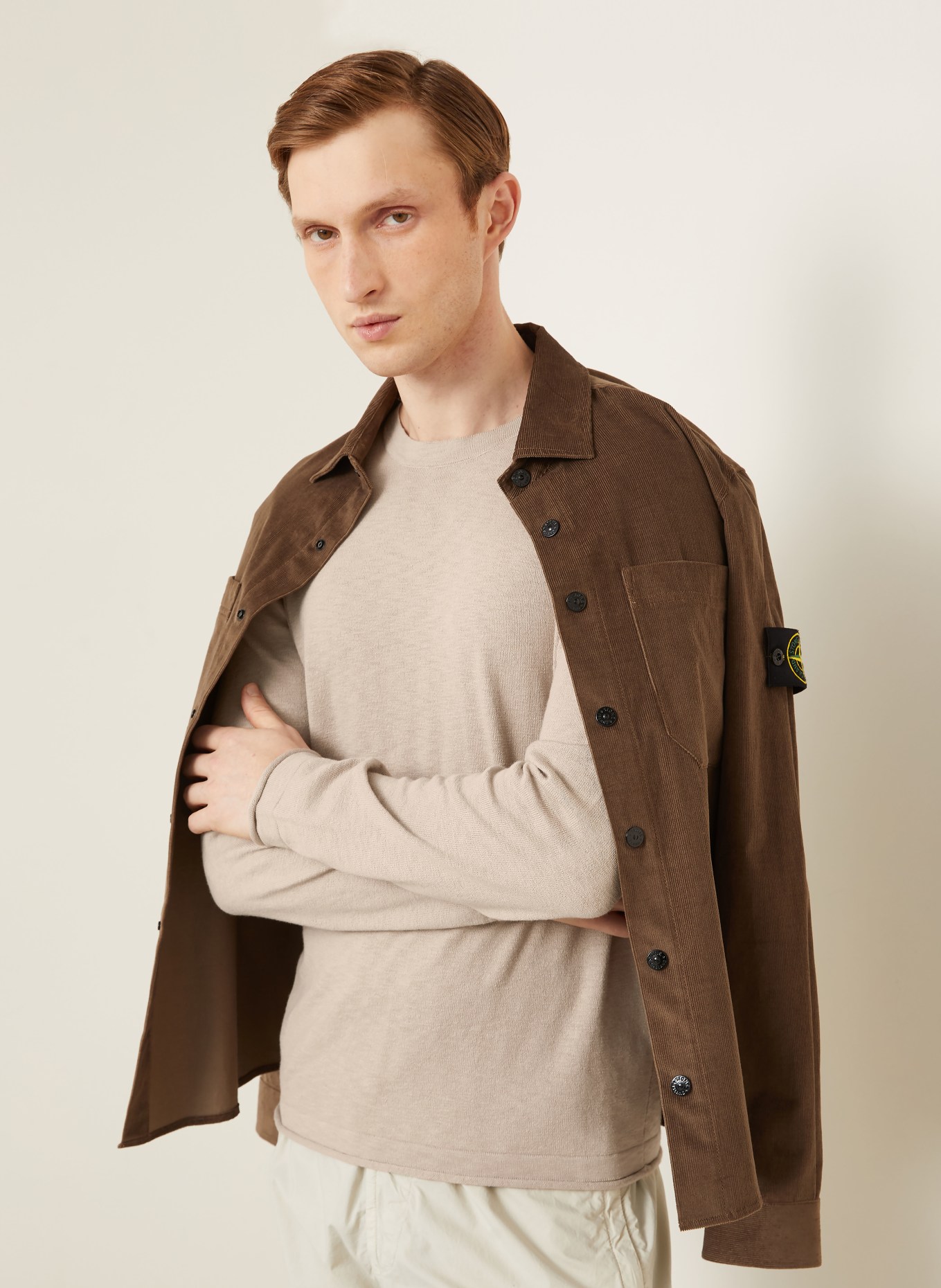 STONE ISLAND Pullover: BEIGE