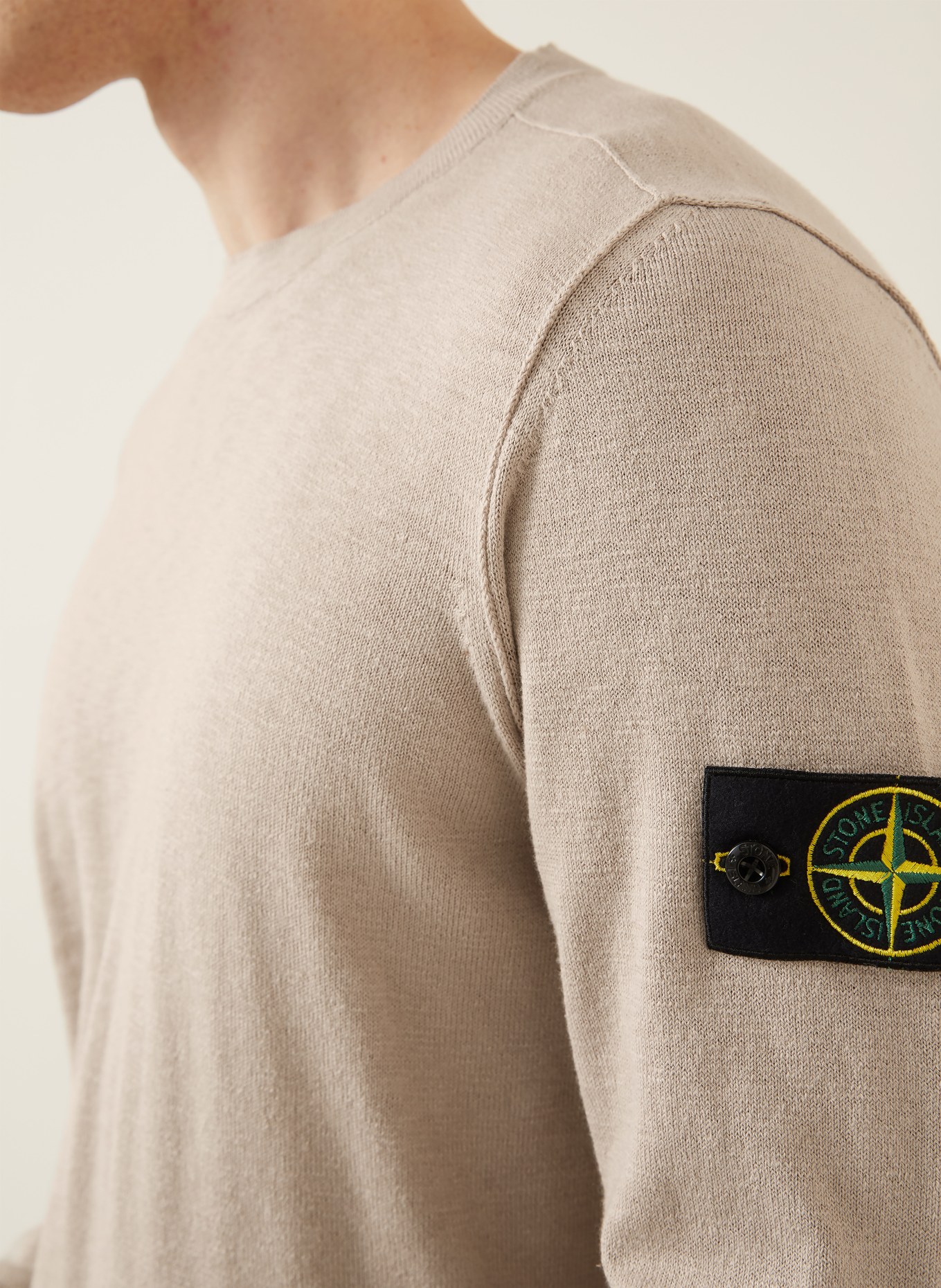 STONE ISLAND Pullover: BEIGE