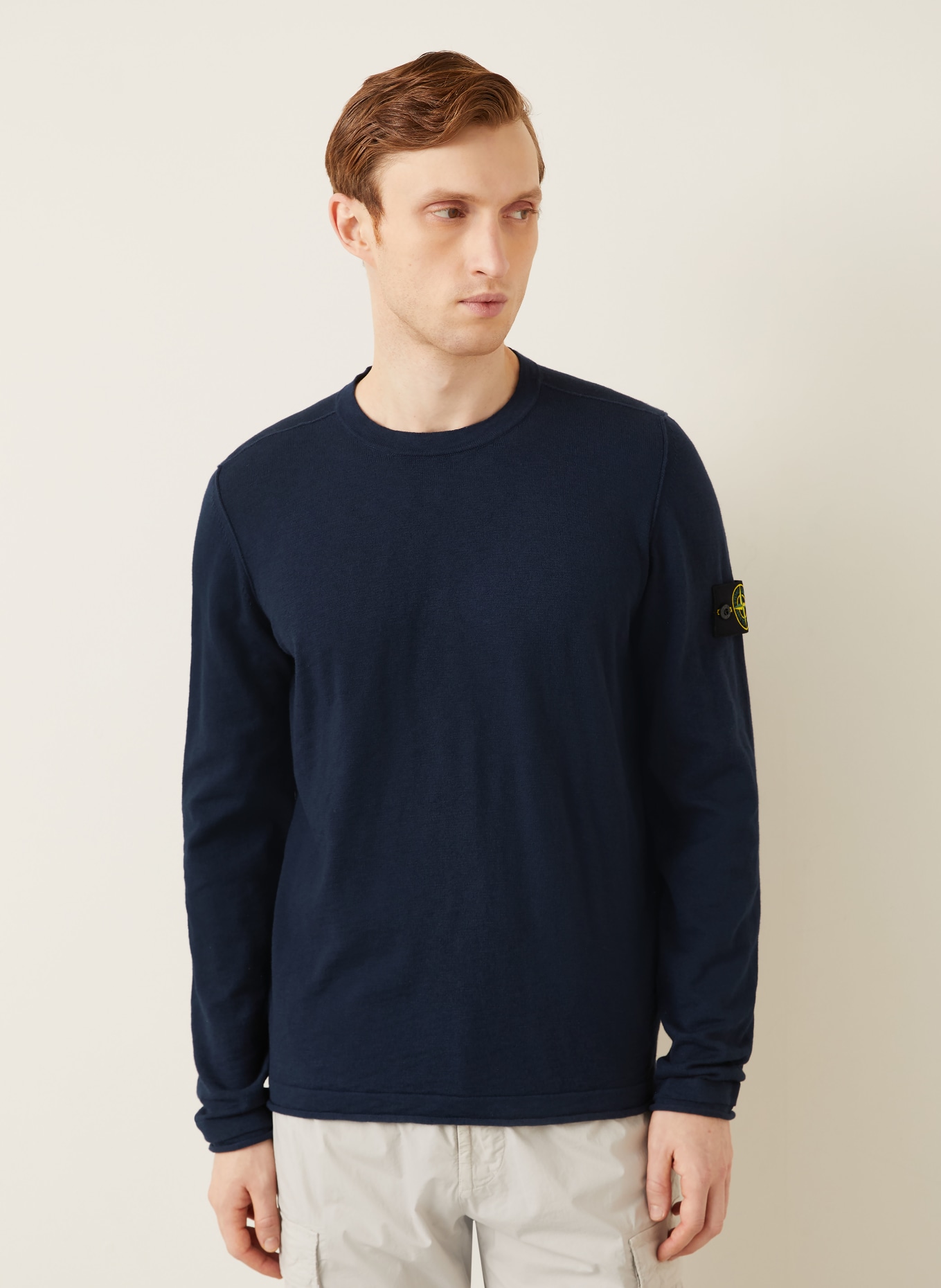 STONE ISLAND Pullover: DUNKELBLAU