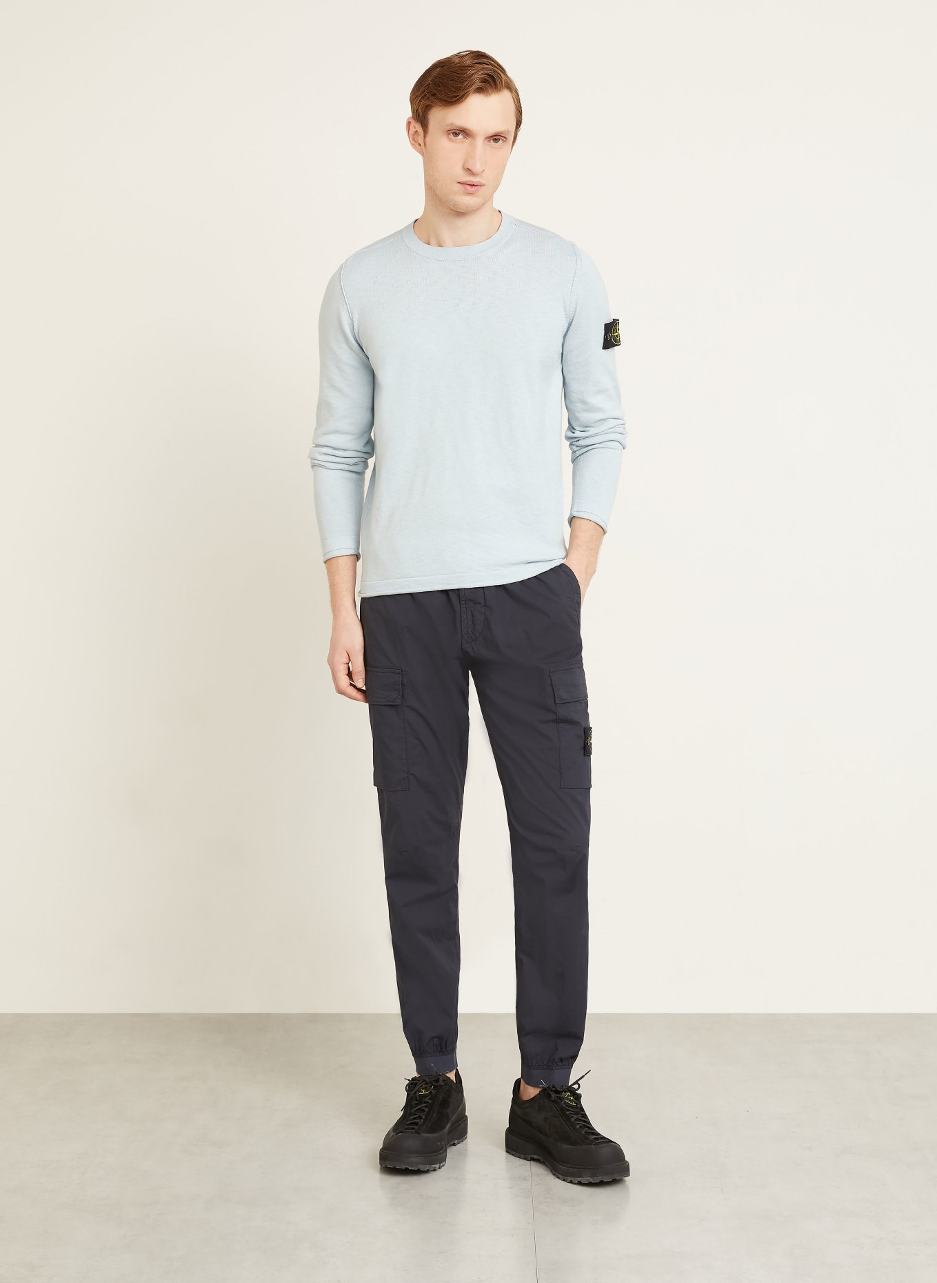 STONE ISLAND Pullover: HELLBLAU