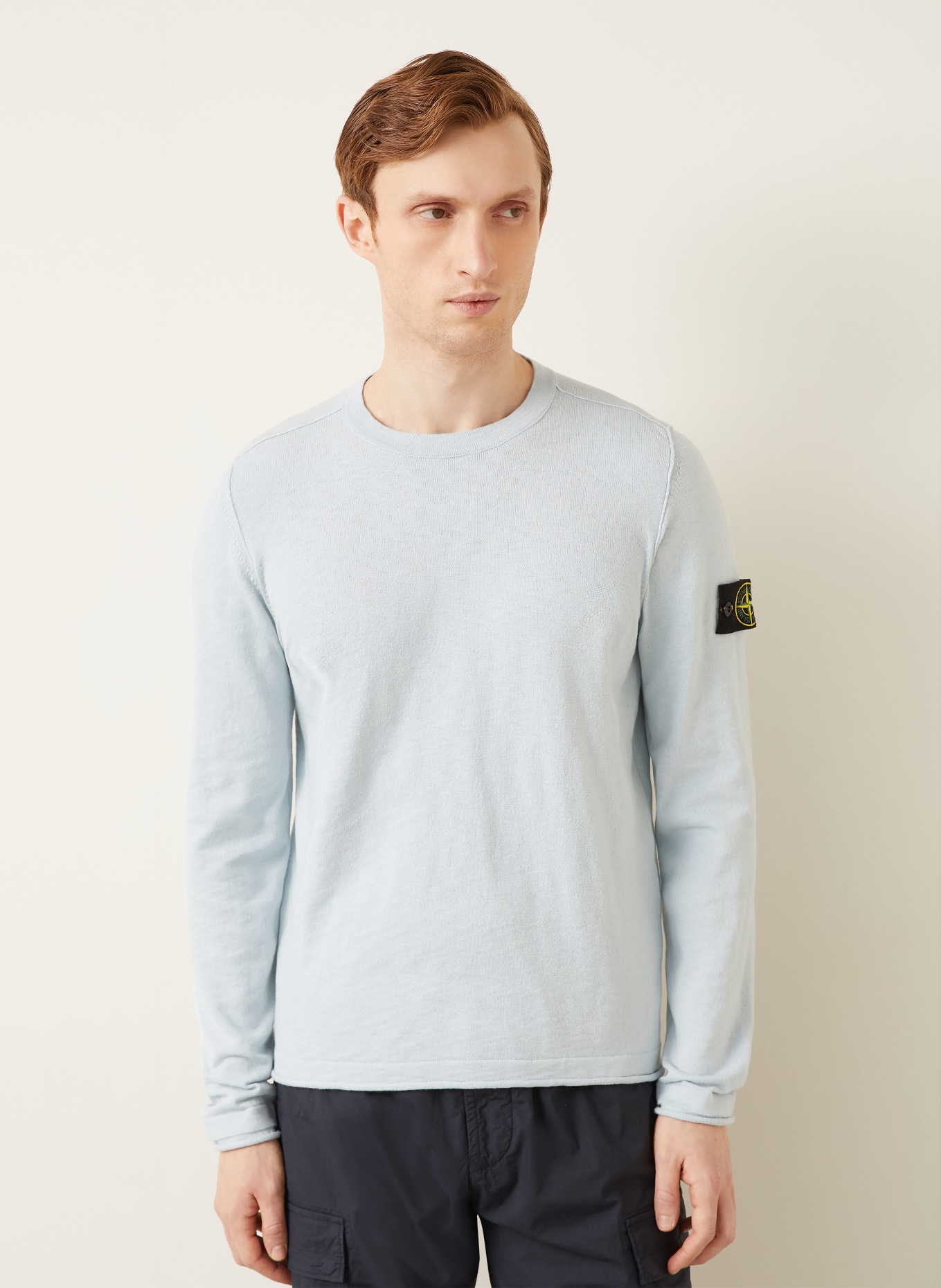 STONE ISLAND Pullover: HELLBLAU